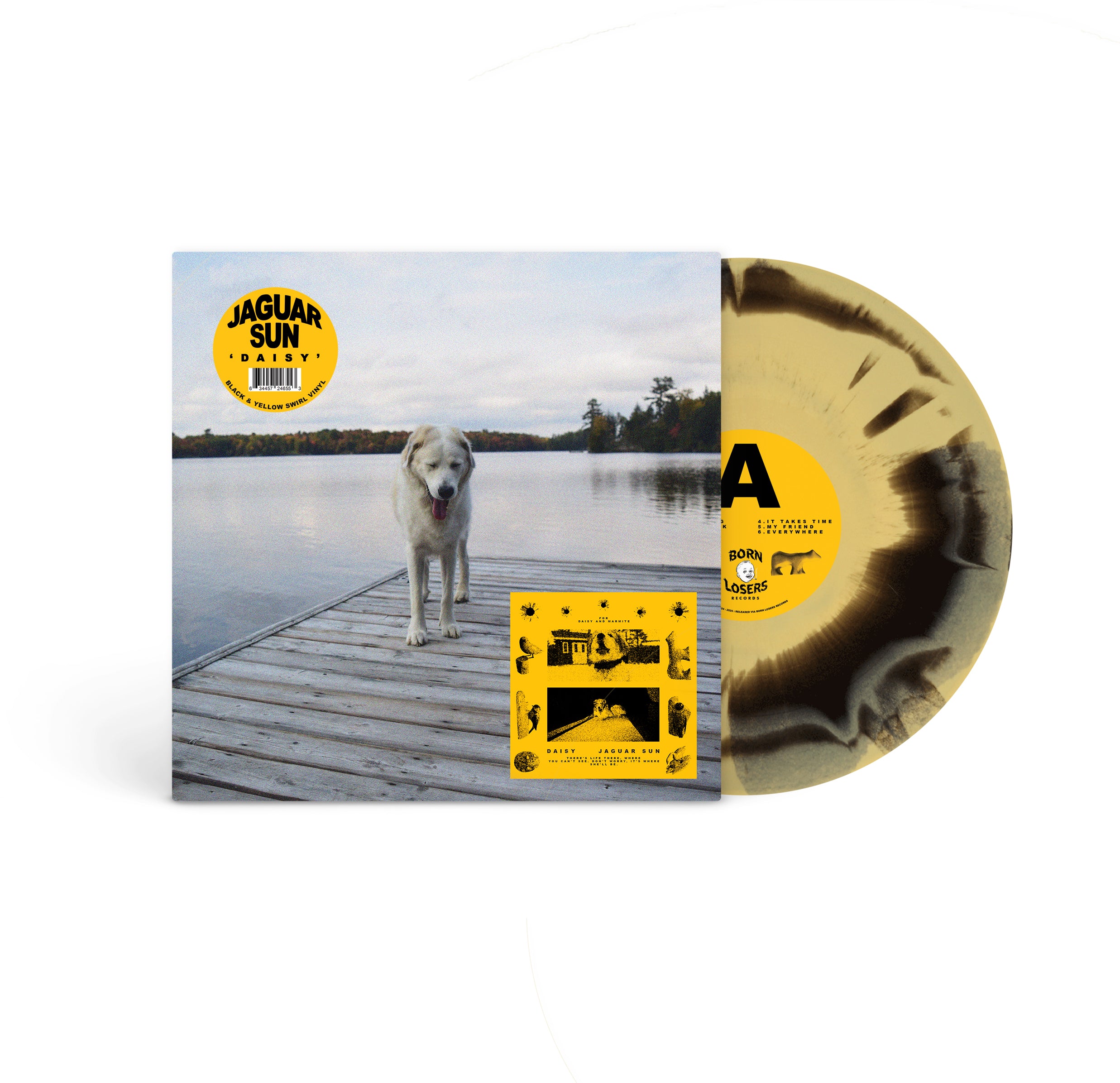 Jaguar Sun - Daisy Black & Yellow Vinyl – Born Losers Records