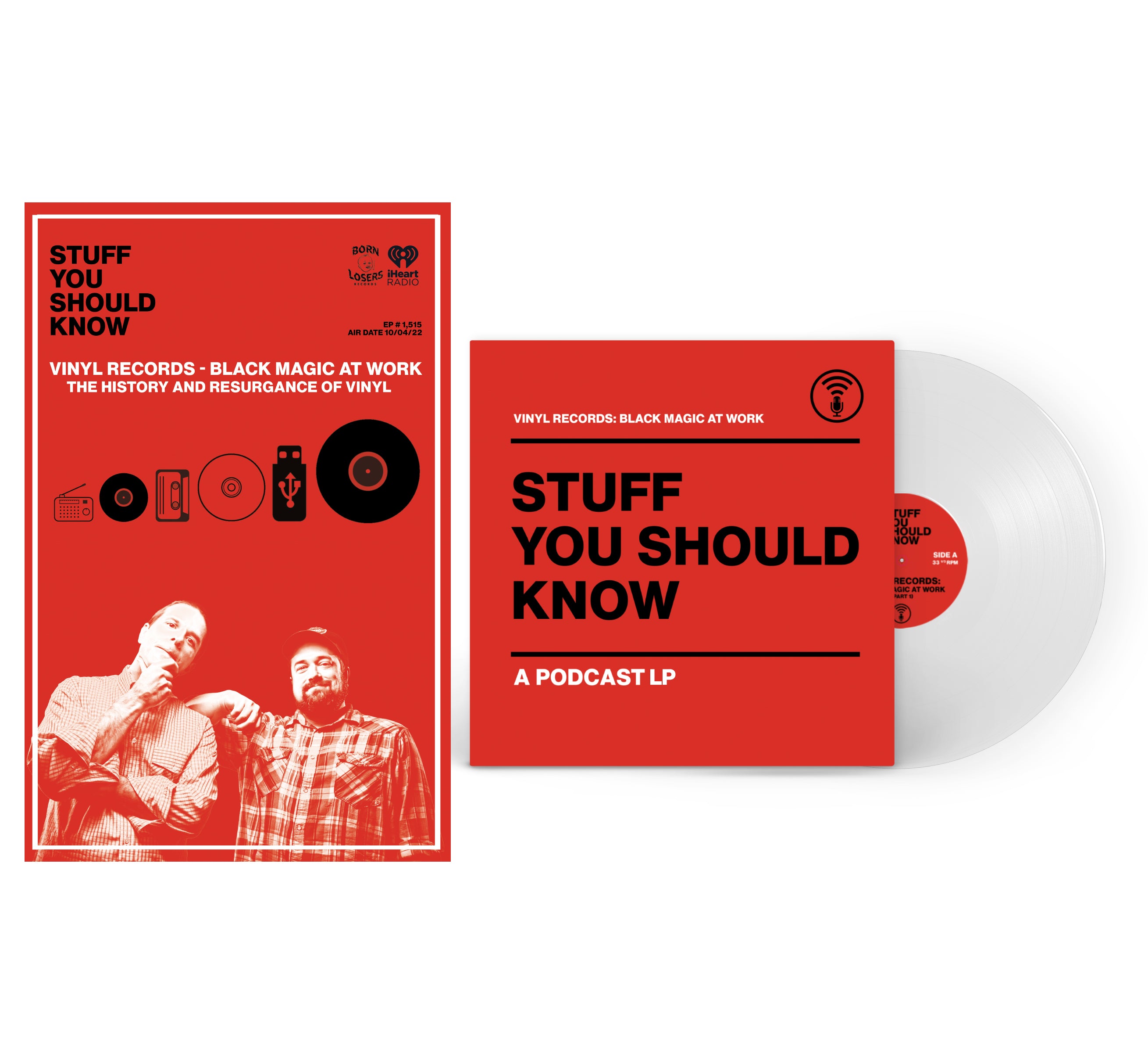 Stuff You Should Know - Vinyl Records: Black Magic At Work White Vinyl