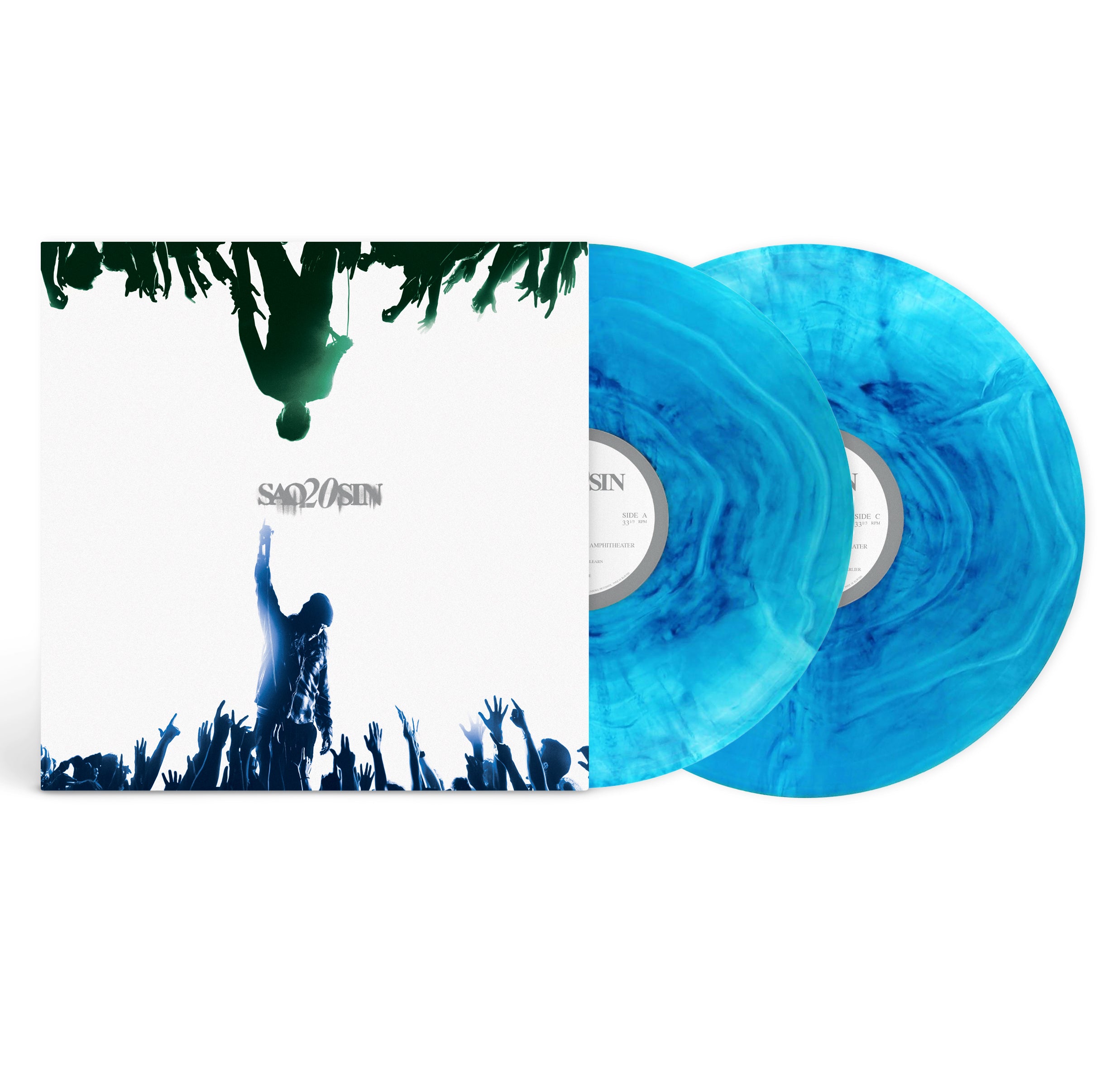 Saosin - Live At The Garden Amphitheater Blue / Clear Swirl