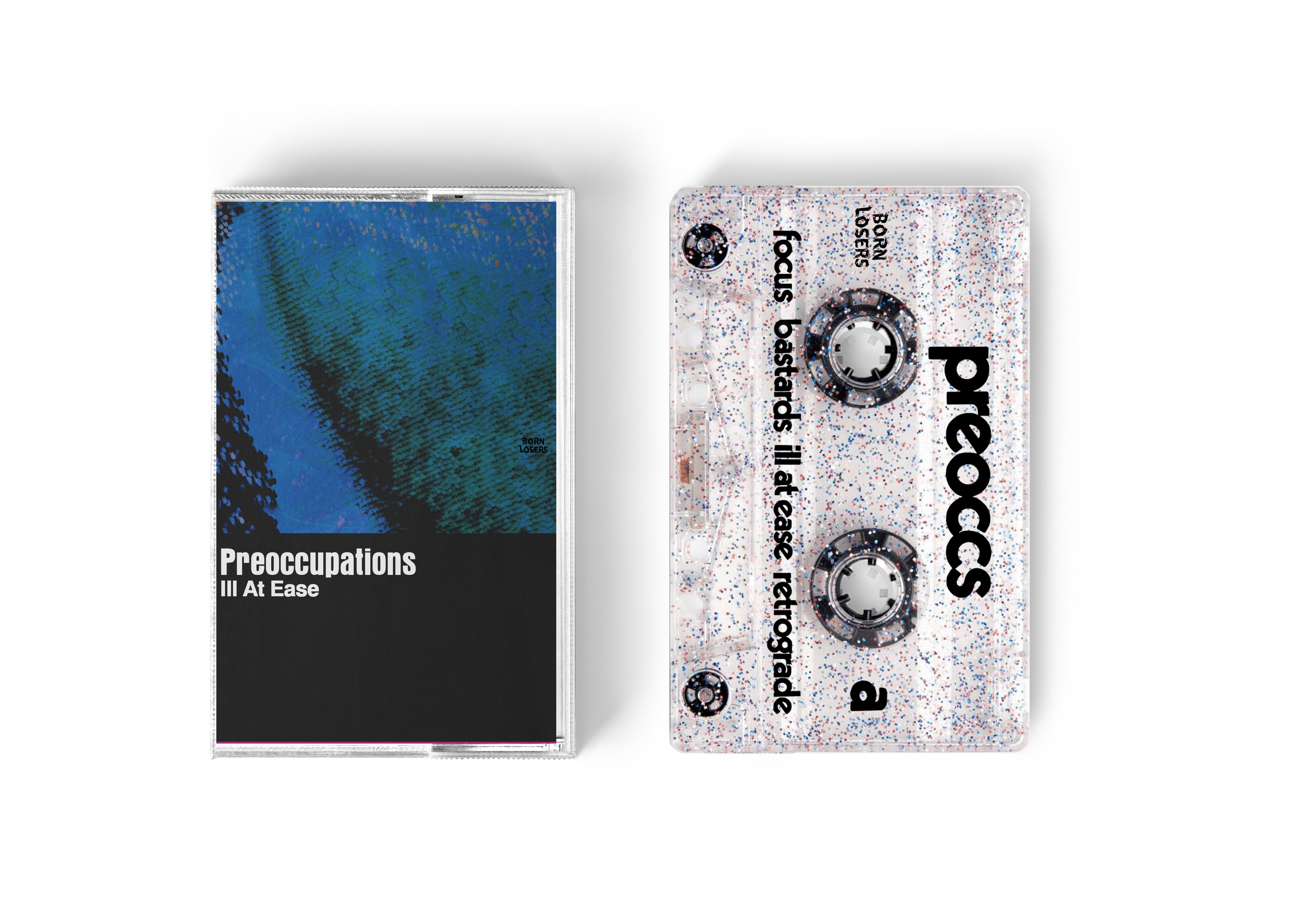 Preoccupations - Ill At Ease Glitter Cassette