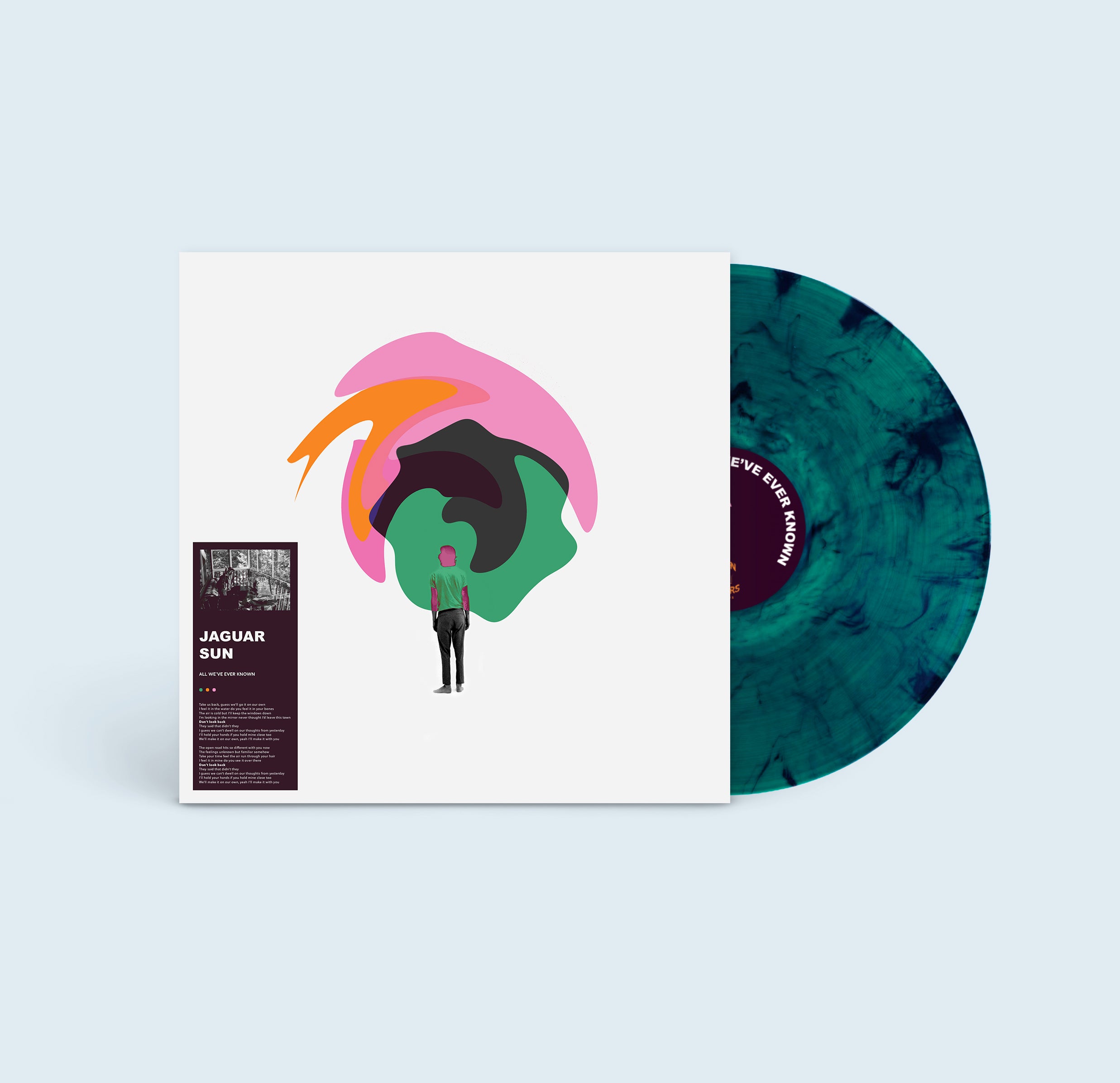 Jaguar Sun - 'All We've Ever Known' Clear Green w Black Swirl Vinyl