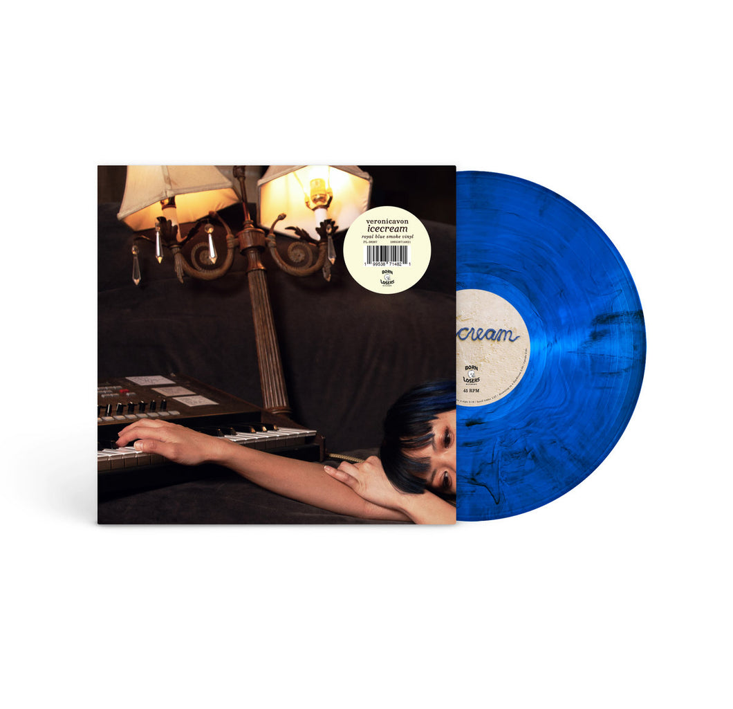 **PRE ORDER** veronicavon - icecream Royal Blue w Black Smoke Vinyl