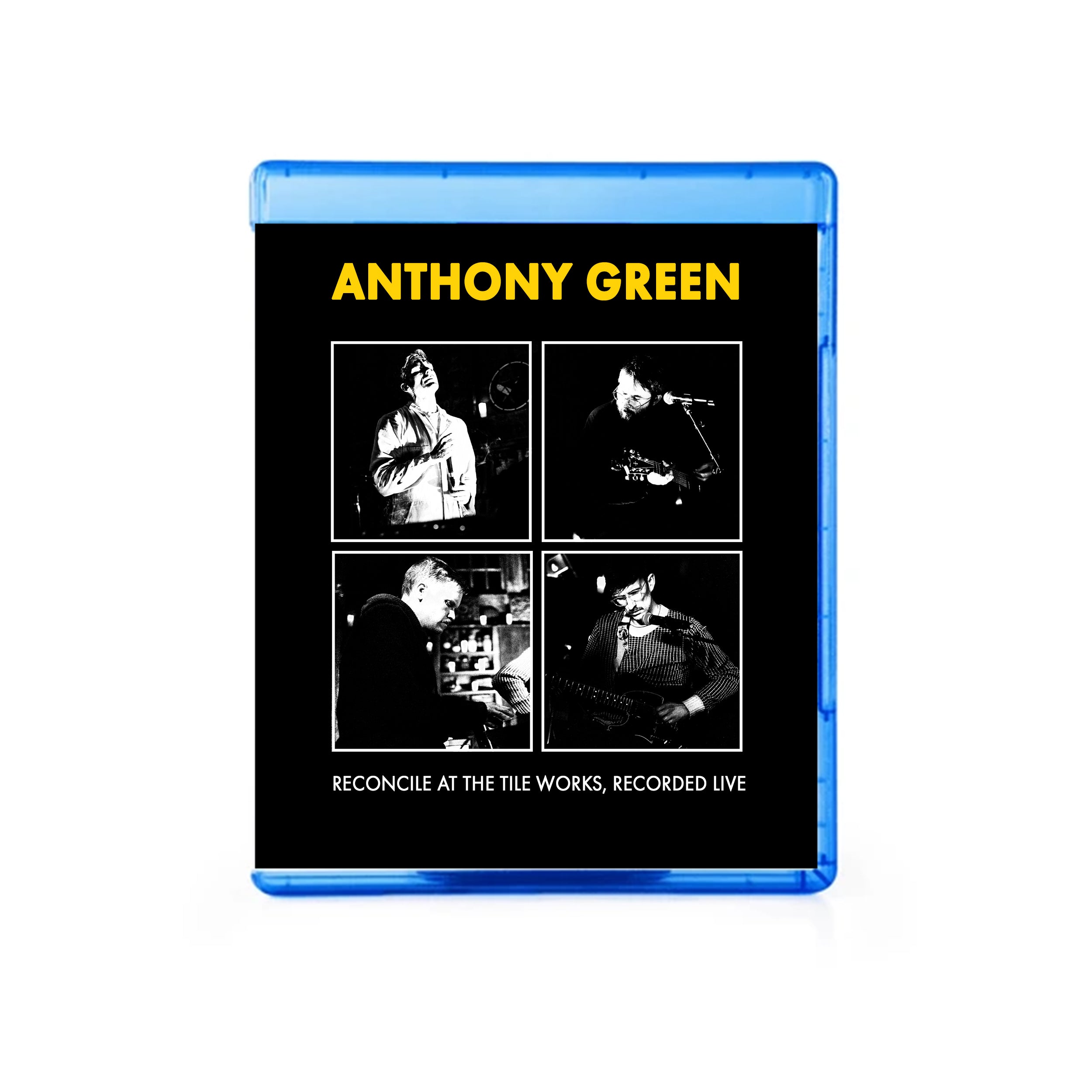 **PRE ORDER** Anthony Green - Reconcile At The Tile Works, Recorded Live Blu Ray