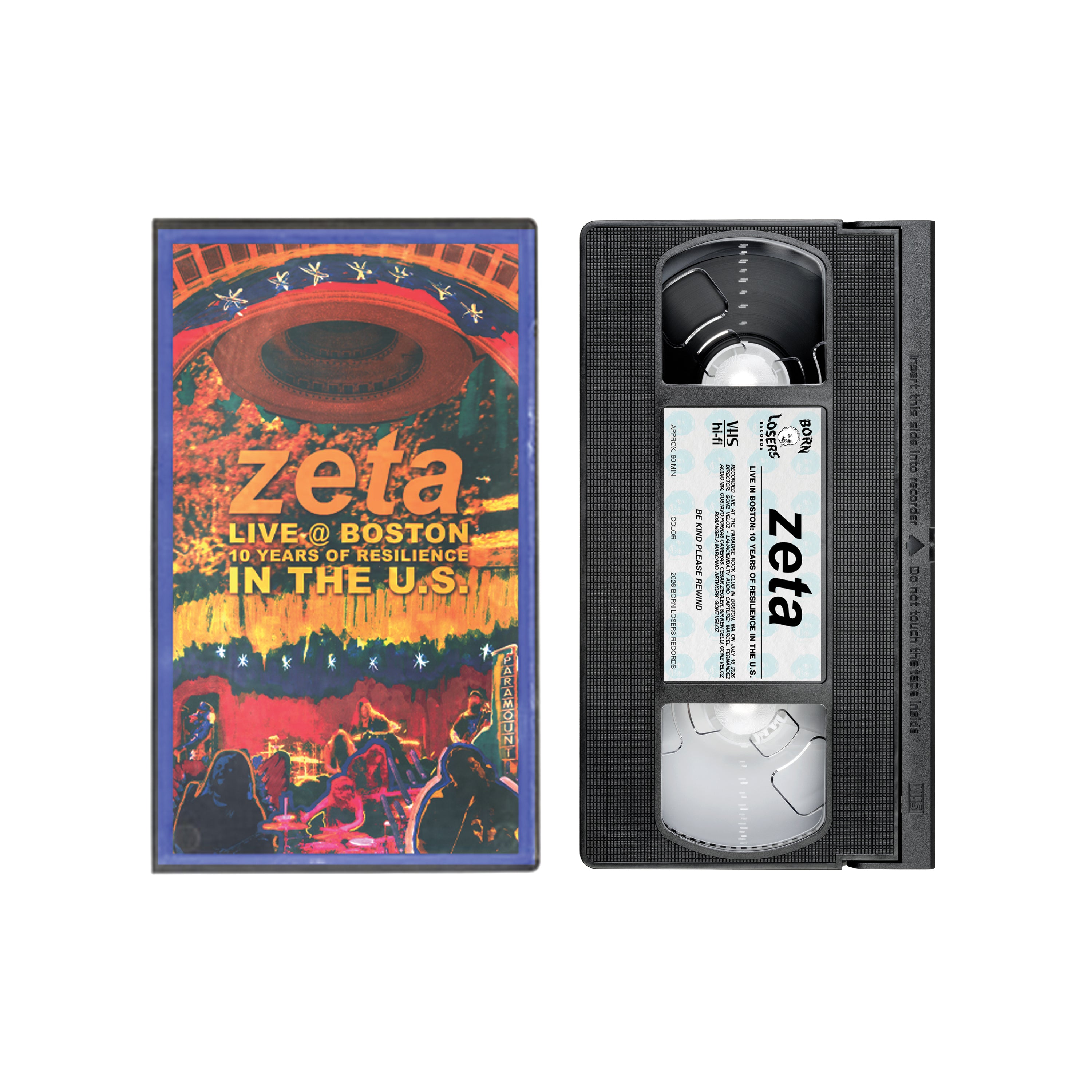 **PRE ORDER** Zeta - Live In Boston VHS
