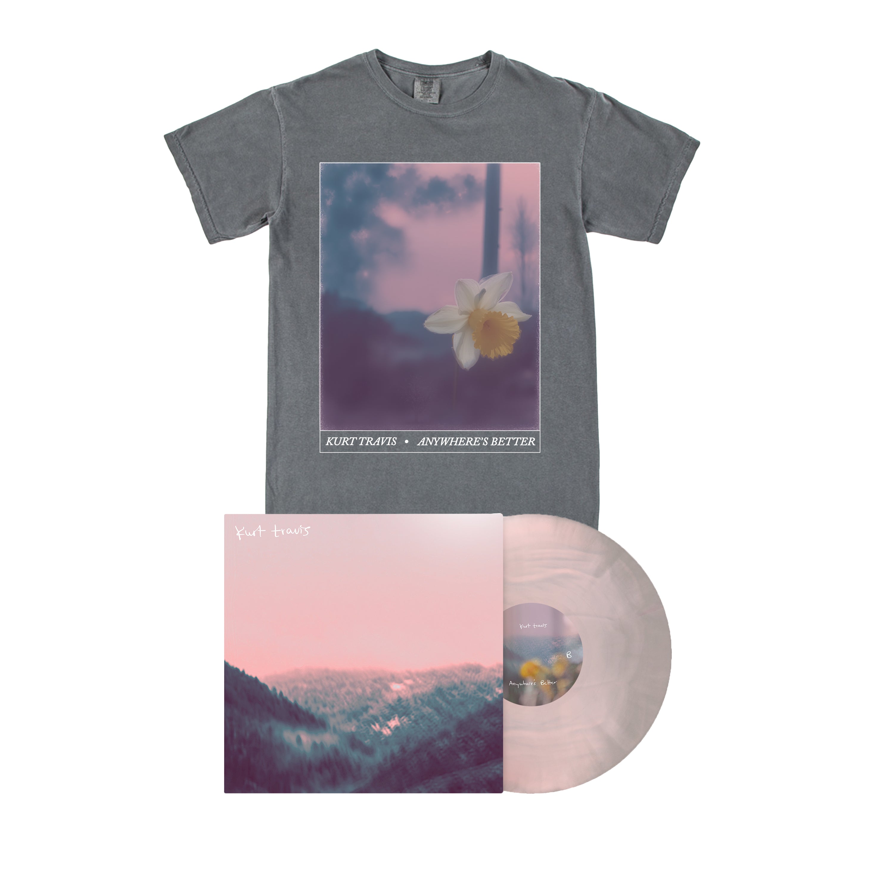 **PRE ORDER** Kurt Travis - Anything's Better Vinyl / T Shirt Bundle