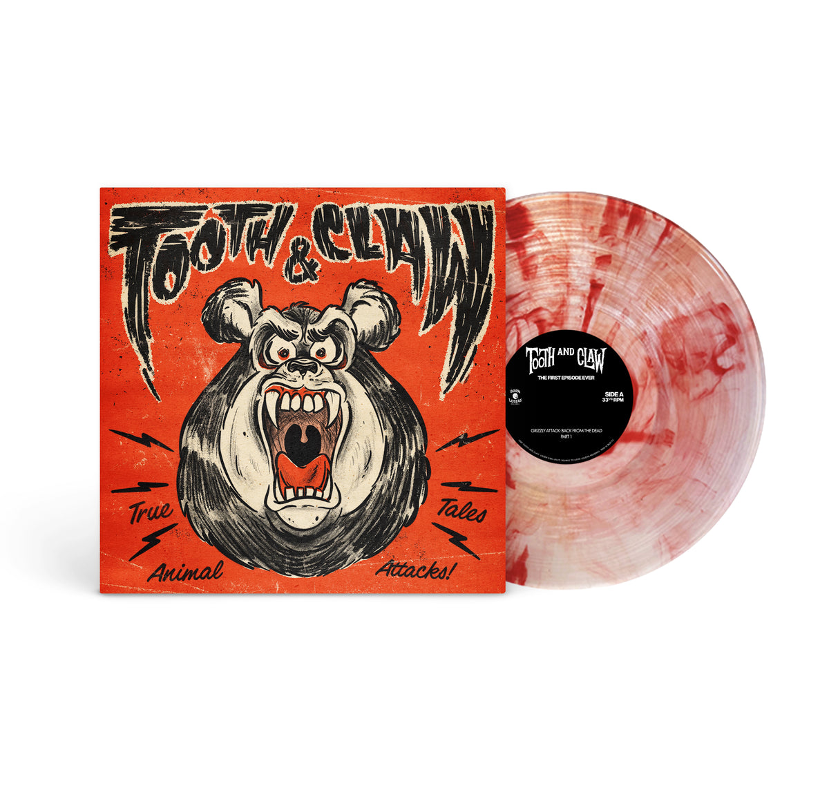 **PRE ORDER** Tooth And Claw Podcast - The First Tooth And Claw Episode Bloody Vinyl