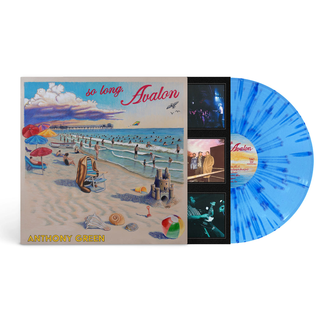 **PRE ORDER** Anthony Green - So Long, Avalon Clear Blue w/ Blue Splatter Vinyl