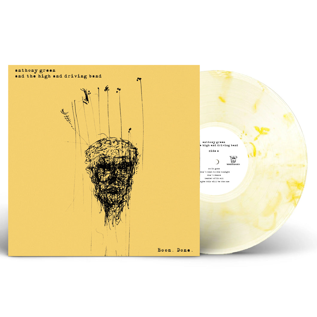 Anthony Green - Boom. Done Clear w/ Yellow Swirl Vinyl (ALT ARTWORK)