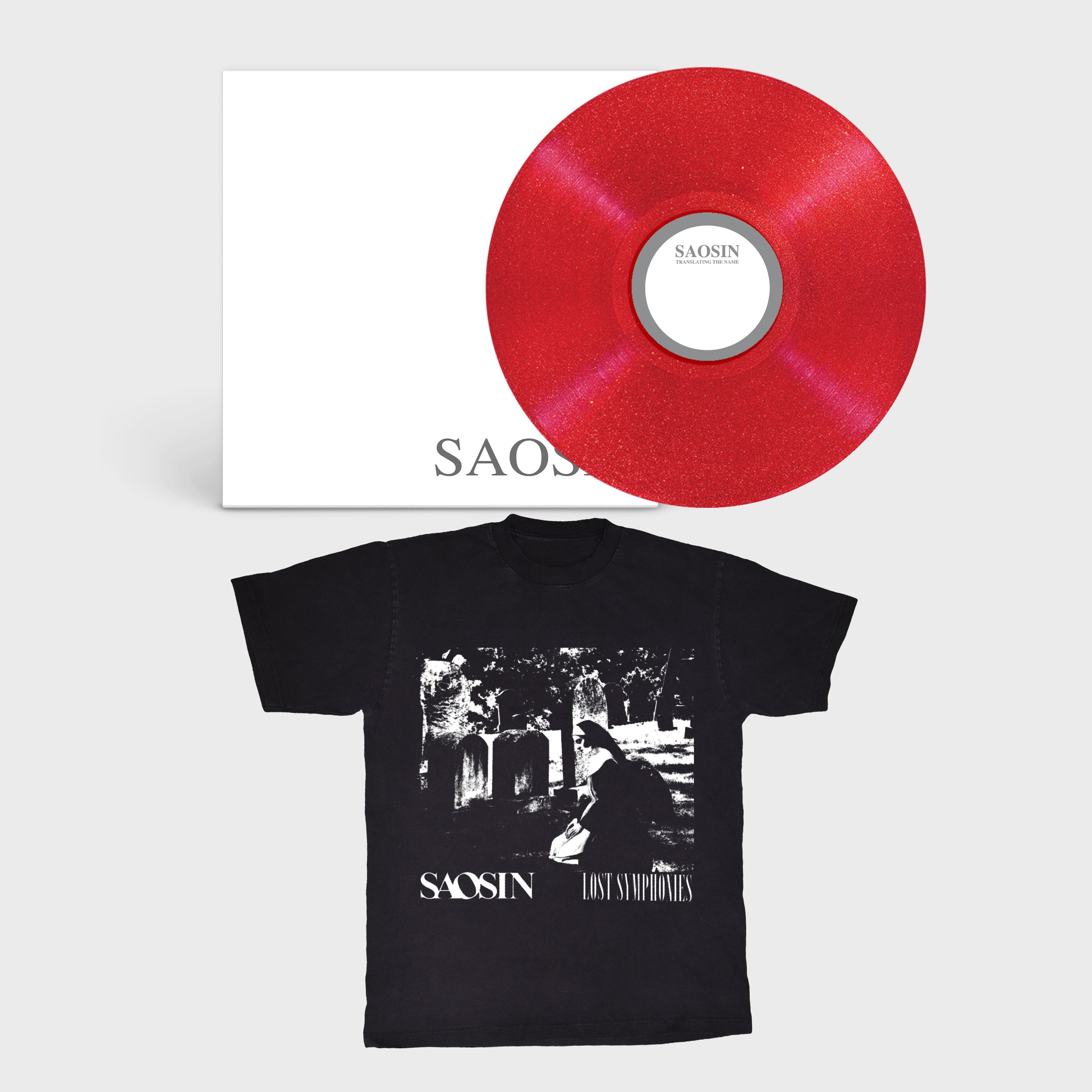 **PRE ORDER** SAOSIN - Translating The Name Vinyl / T Shirt Bundle