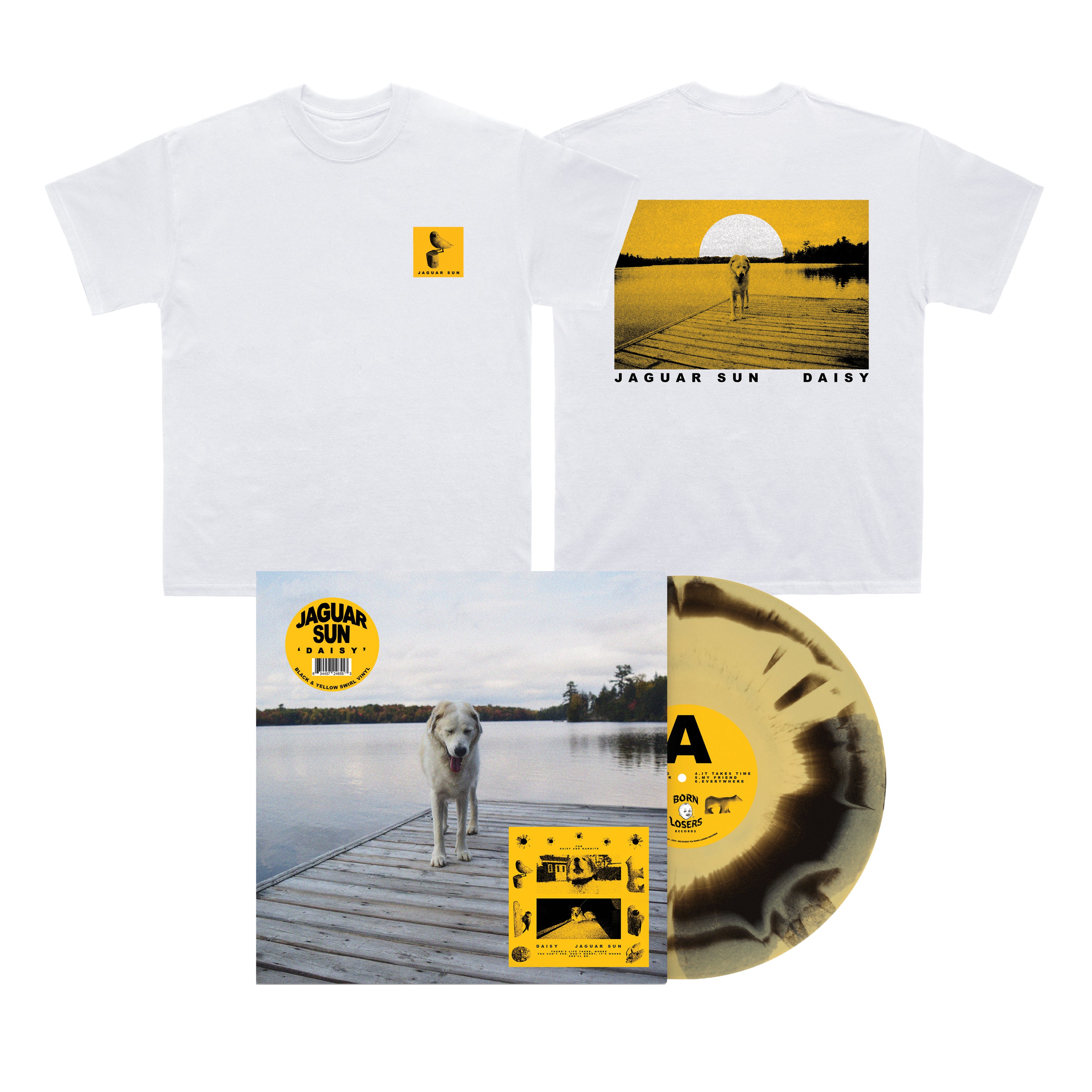 **PRE ORDER** Jaguar Sun - Daisy Vinyl/T Shirt Bundle