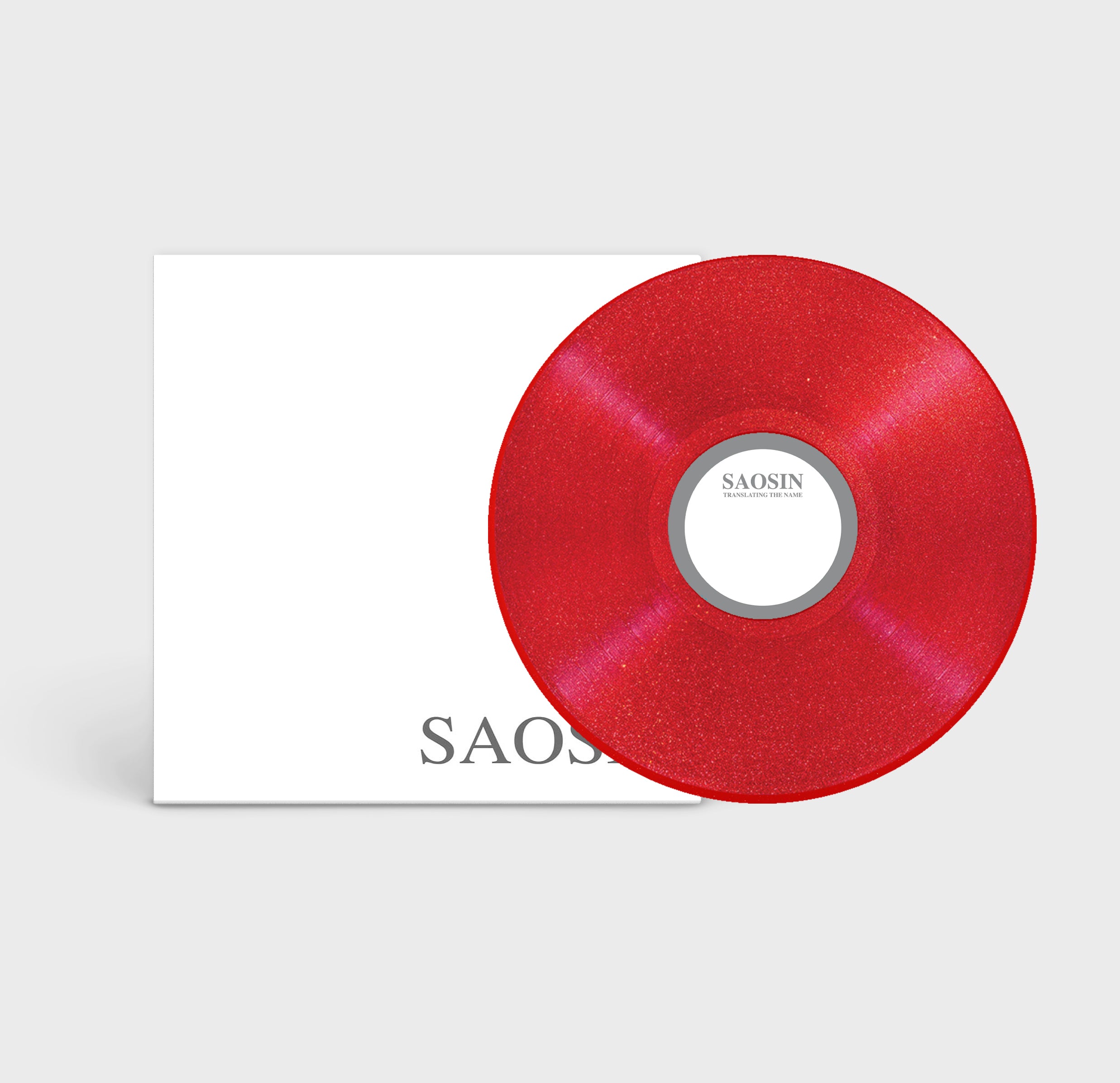 **PRE ORDER** SAOSIN - Translating The Name Clear Red w/ Sparkles Vinyl