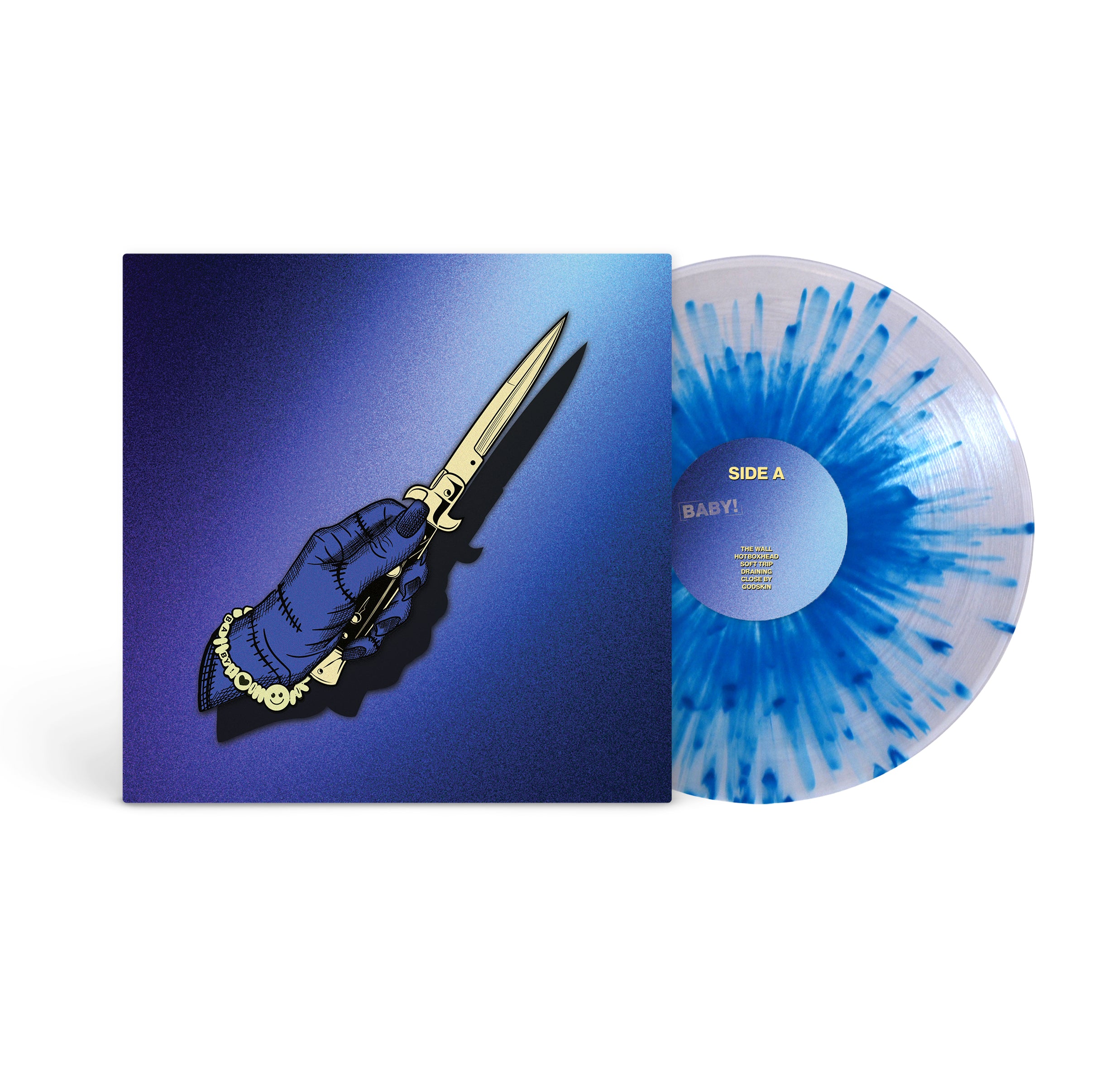 Hard Chiller - BABY! Clear w/ Blue Splatter Vinyl