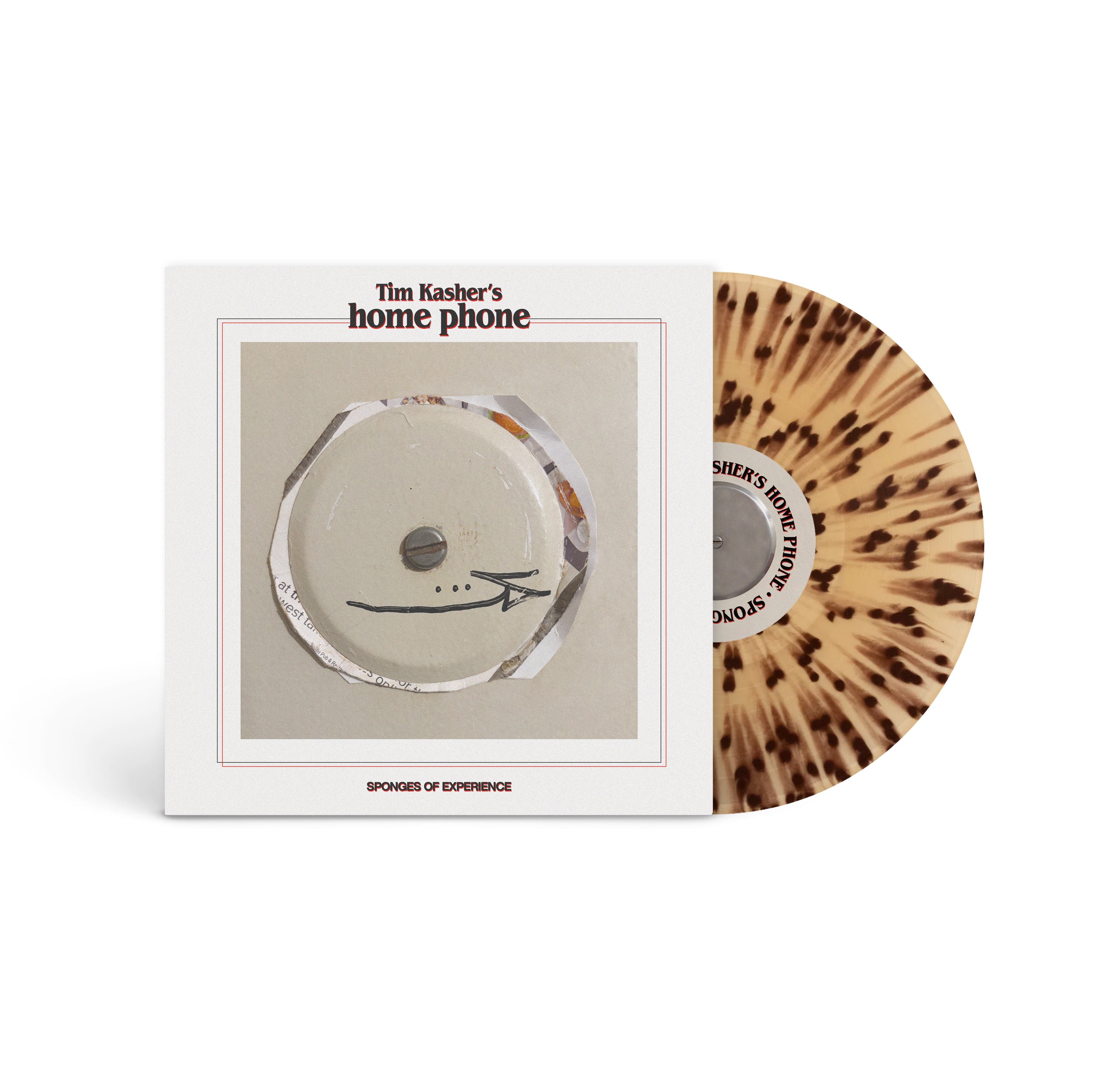 **PRE ORDER** Tim Kasher's home phone - Sponges Of Experience Splatter Vinyl