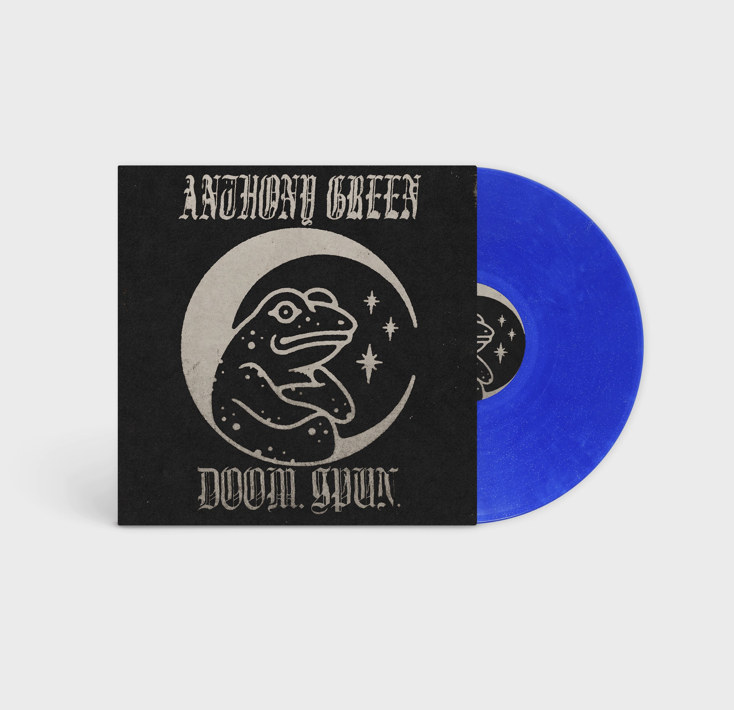 Anthony Green - Doom. Spun. Clear Blue w/ Glitter Vinyl