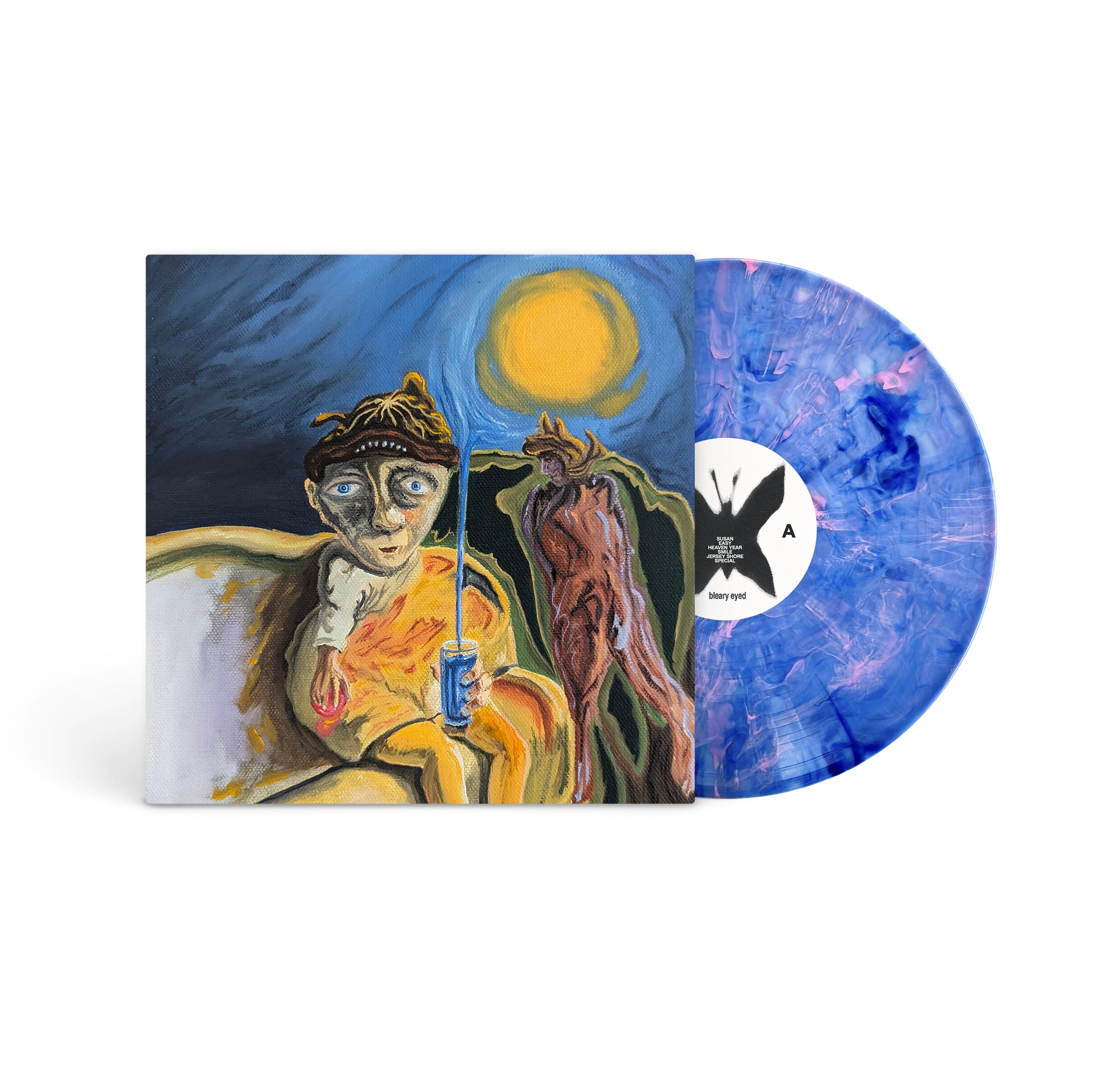 **PRE ORDER** BLEARY EYED - EASY BLUE & PINK SWIRL VINYL