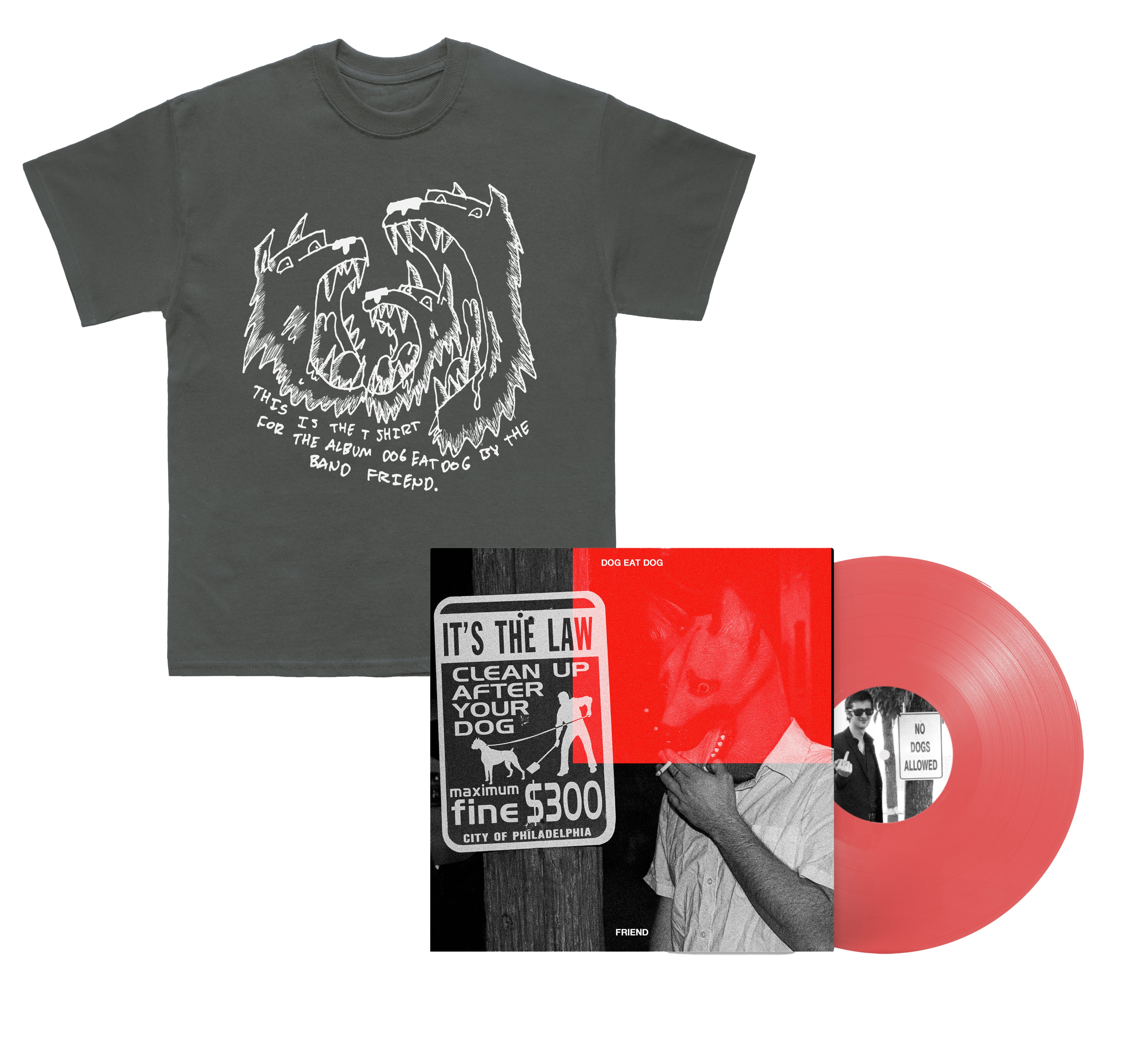 Friend - DOG EAT DOG Vinyl / T Shirt Bundle