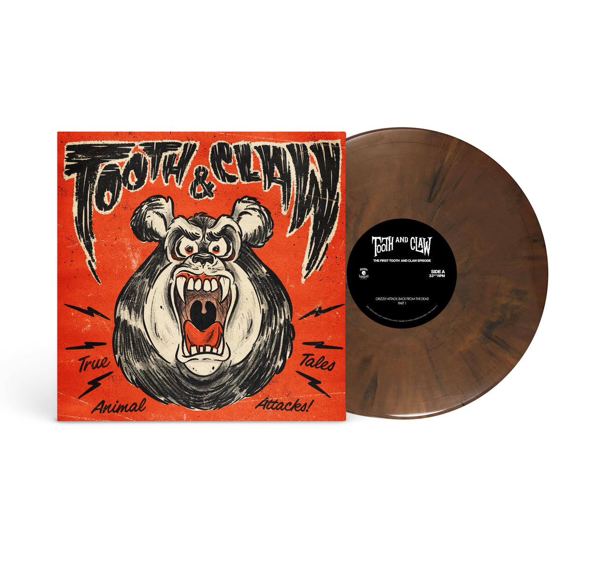 **PRE ORDER** Tooth And Claw Podcast - The First Tooth And Claw Episode Grizzly Fur Vinyl