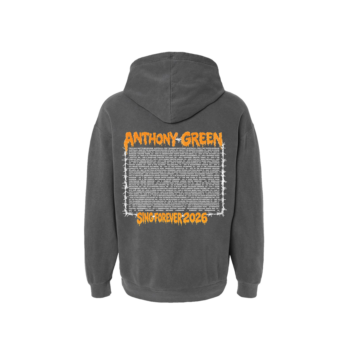 **PRE ORDER** ANTHONY GREEN - SING FOREVER HALLOWEEN HOODIE