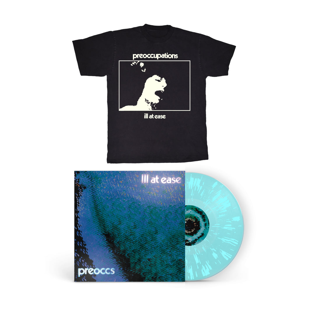 **PRE ORDER** Preoccupations - Preoccupations - Ill At Ease T Shirt / Vinyl Bundle