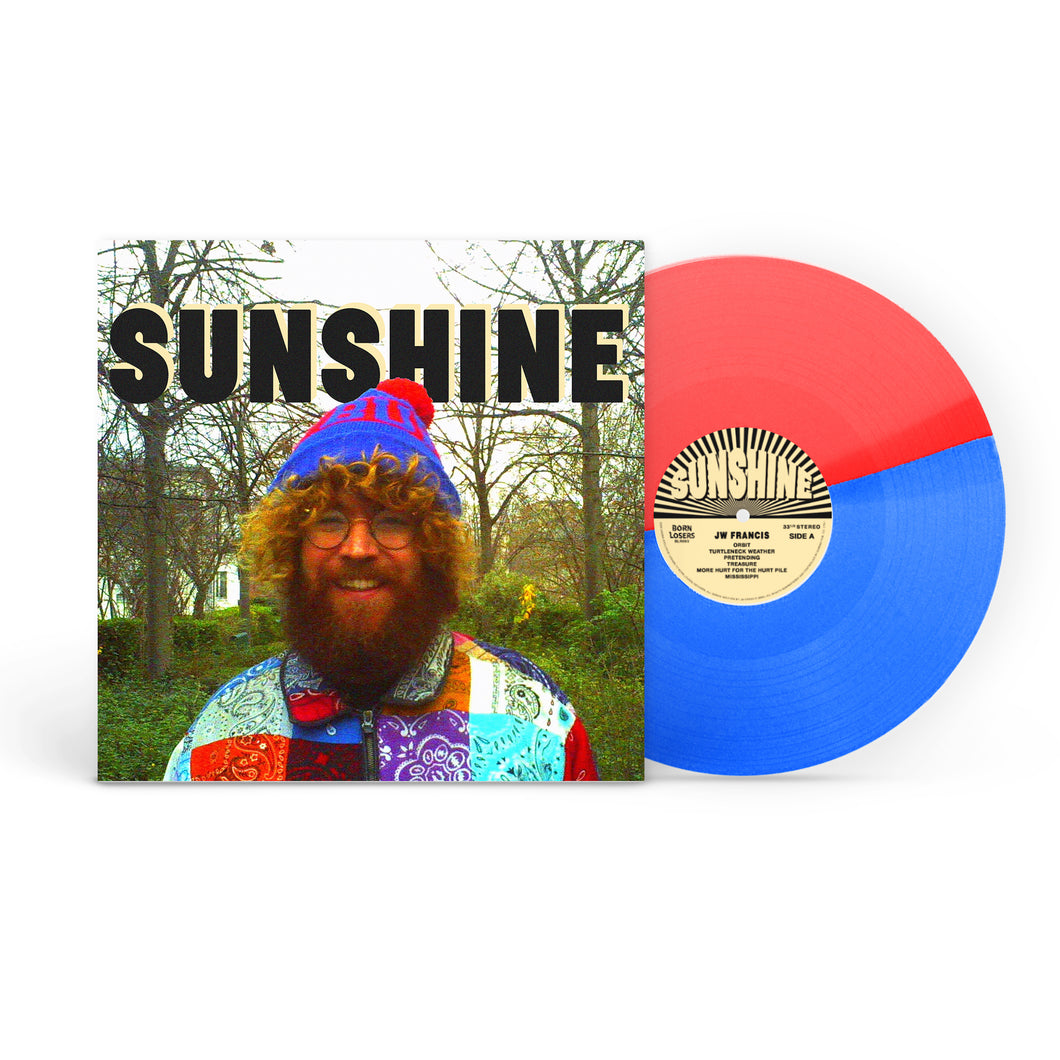 JW Francis - SUNSHINE Red & Blue Half / Half Vinyl