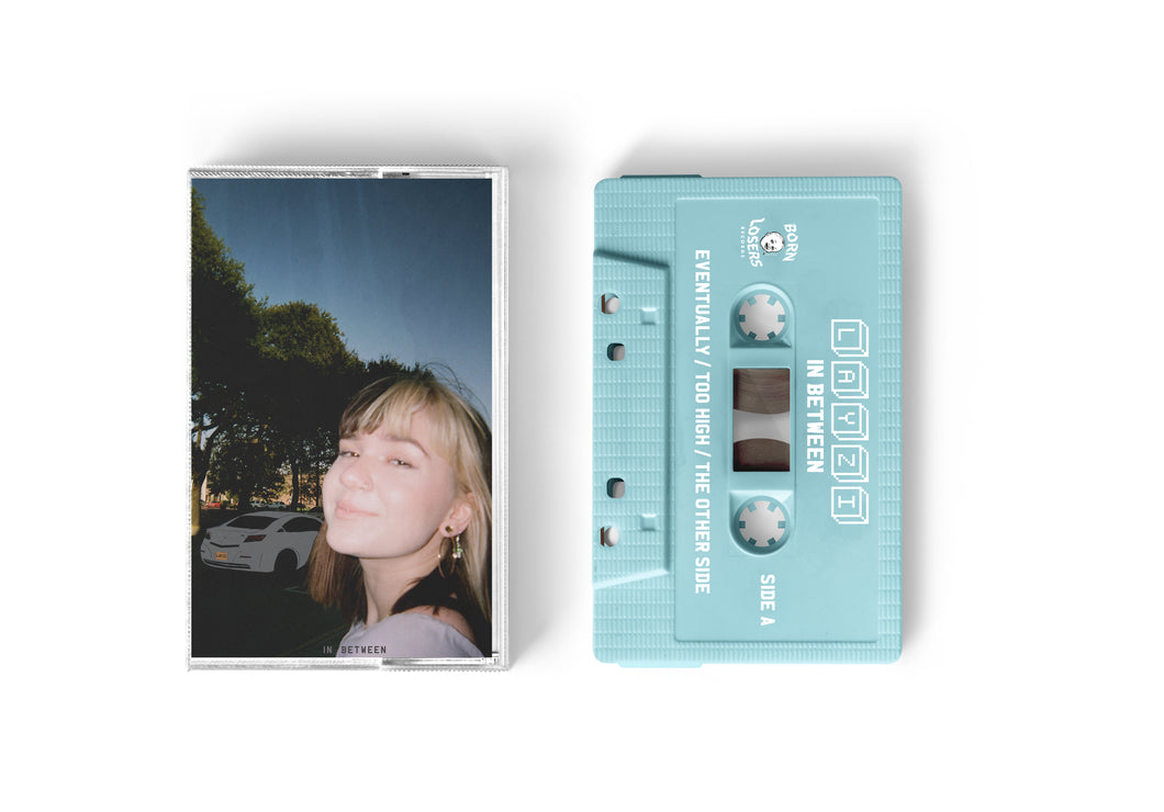 Layzi - In Between Baby Blue Cassette Tape