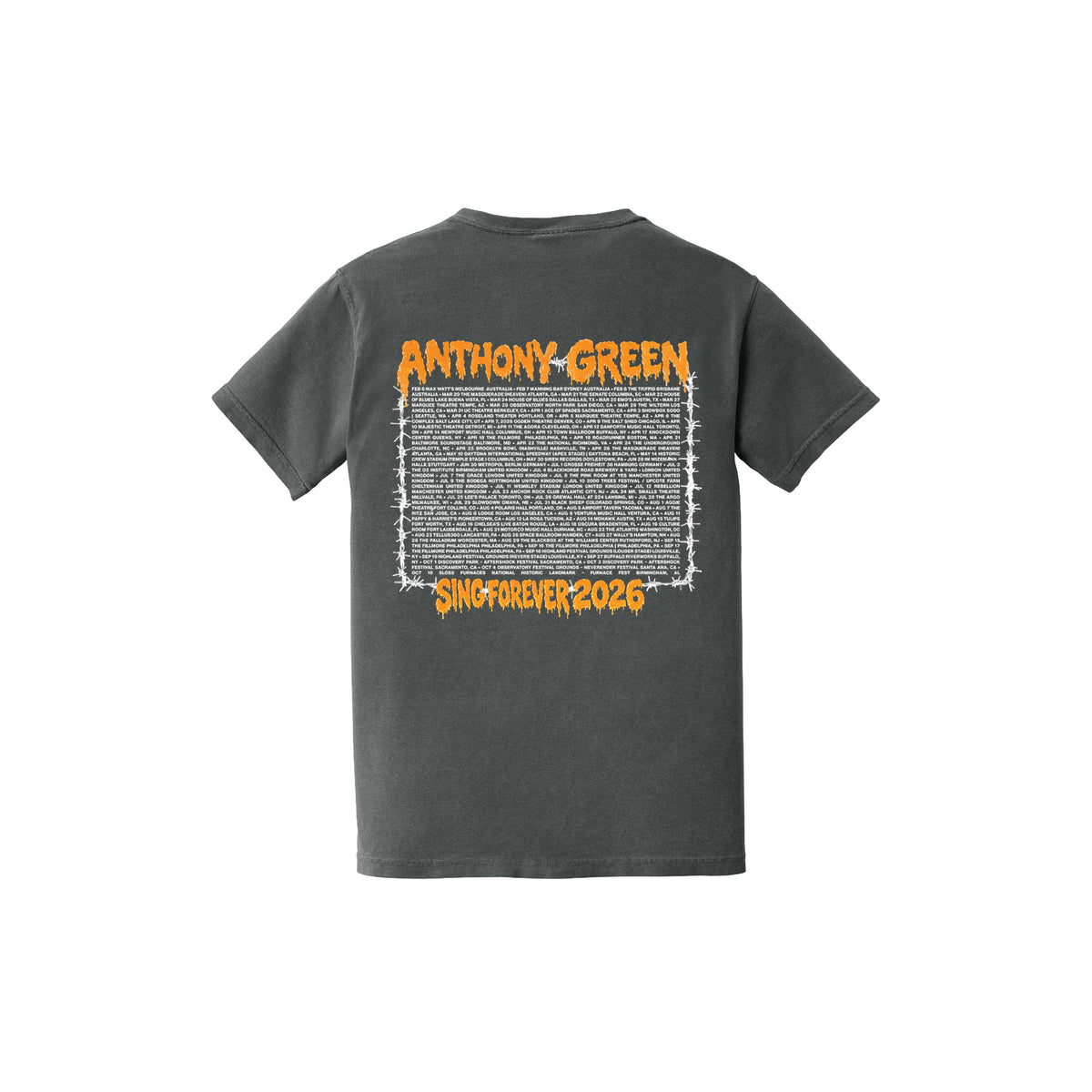 **PRE ORDER** ANTHONY GREEN - SING FOREVER HALLOWEEN SHIRT