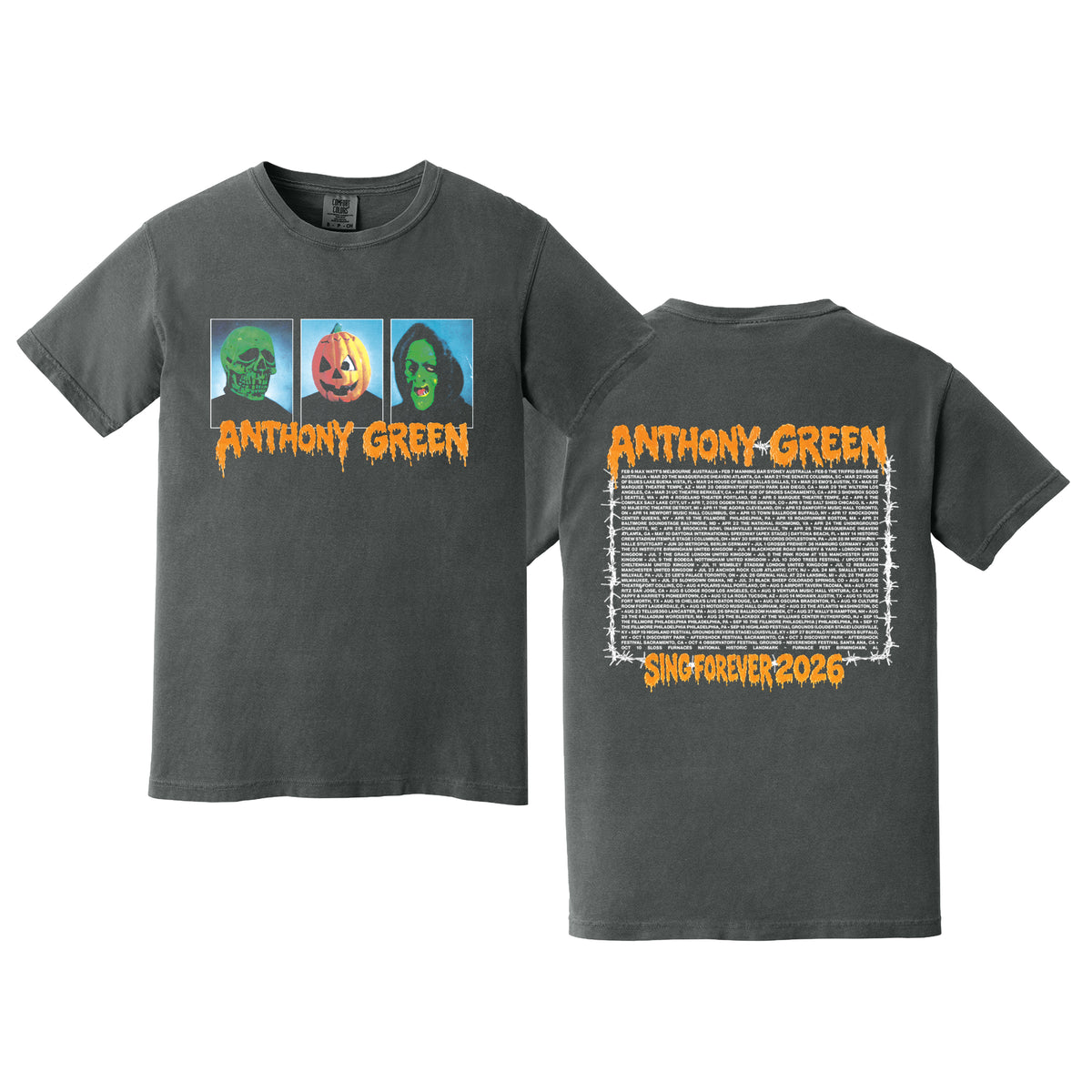 **PRE ORDER** ANTHONY GREEN - SING FOREVER HALLOWEEN SHIRT