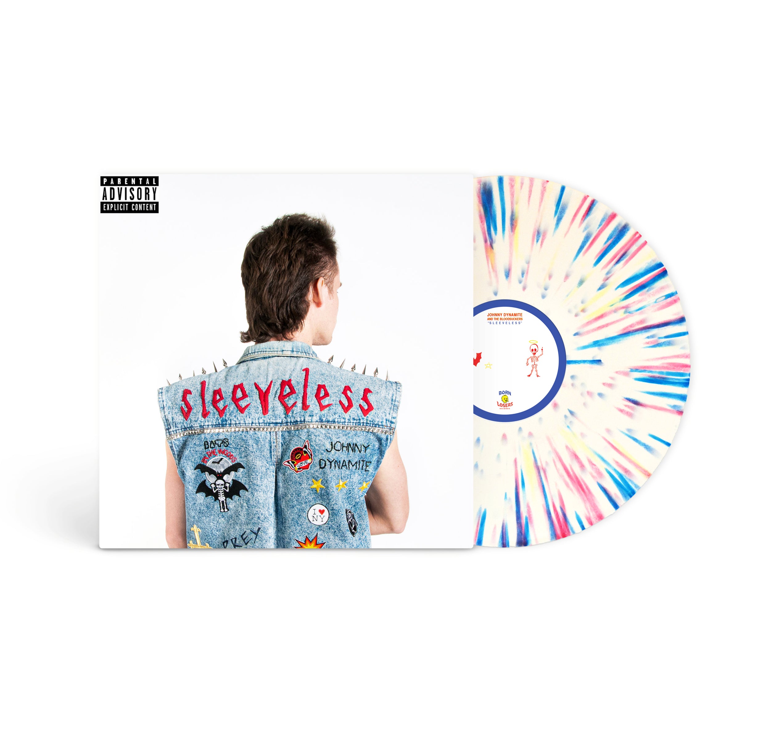 Johnny Dynamite & The Bloodsuckers - Sleeveless Primary Splatter