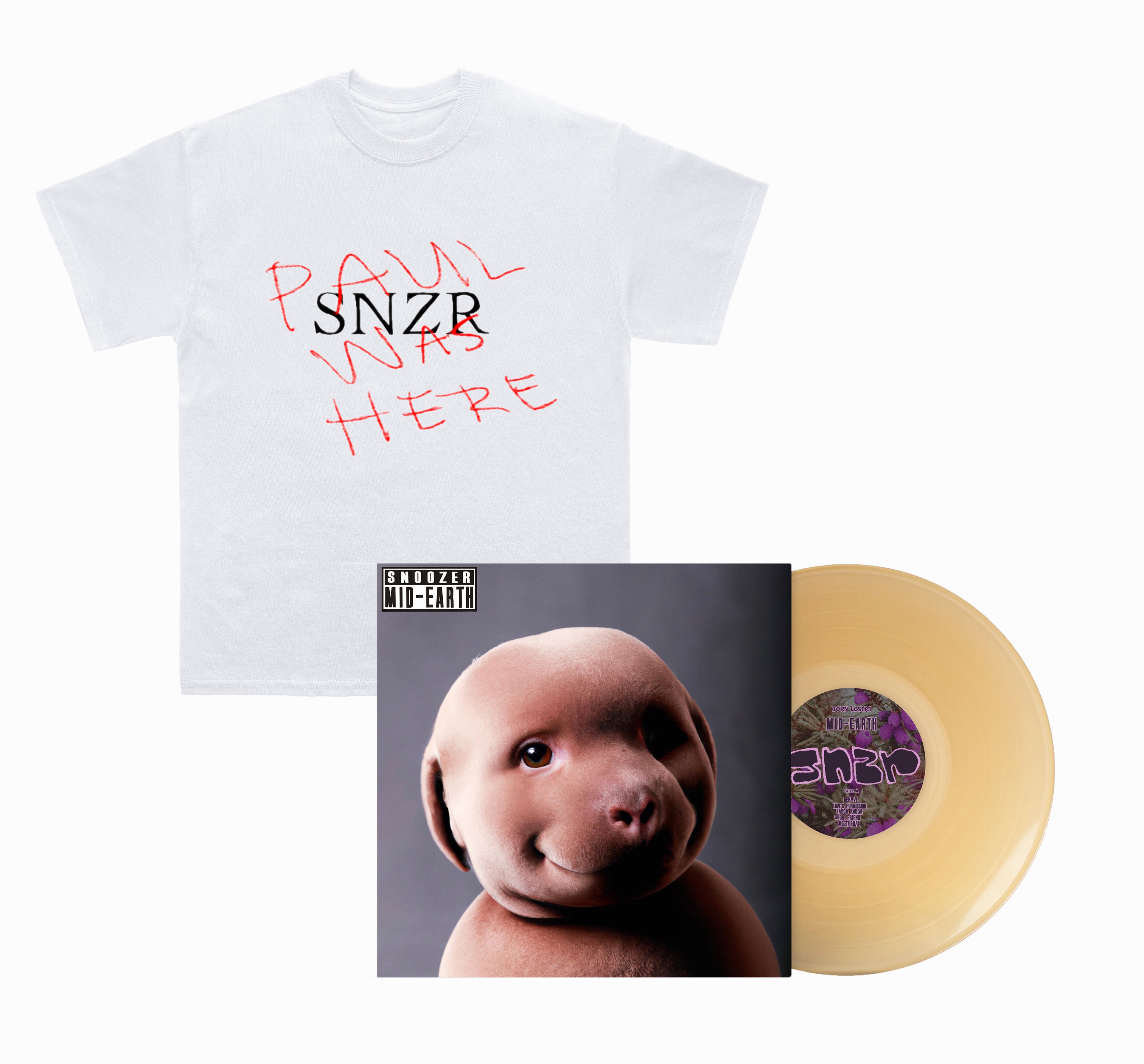 Snoozer - Mid-Earth Vinyl / T Shirt Bundle