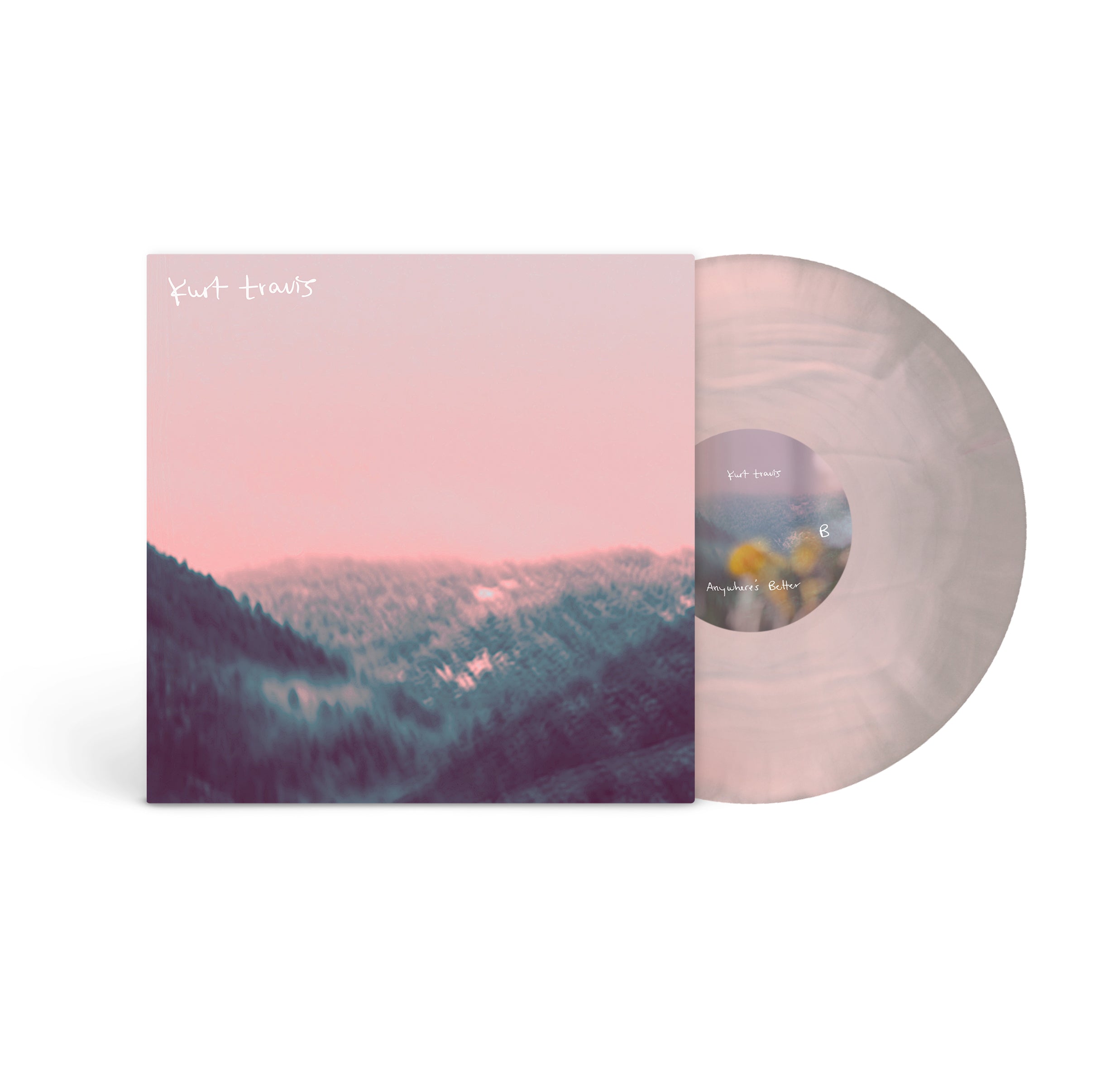 **PRE ORDER** Kurt Travis - Anywhere's Better Pink Swirl Vinyl