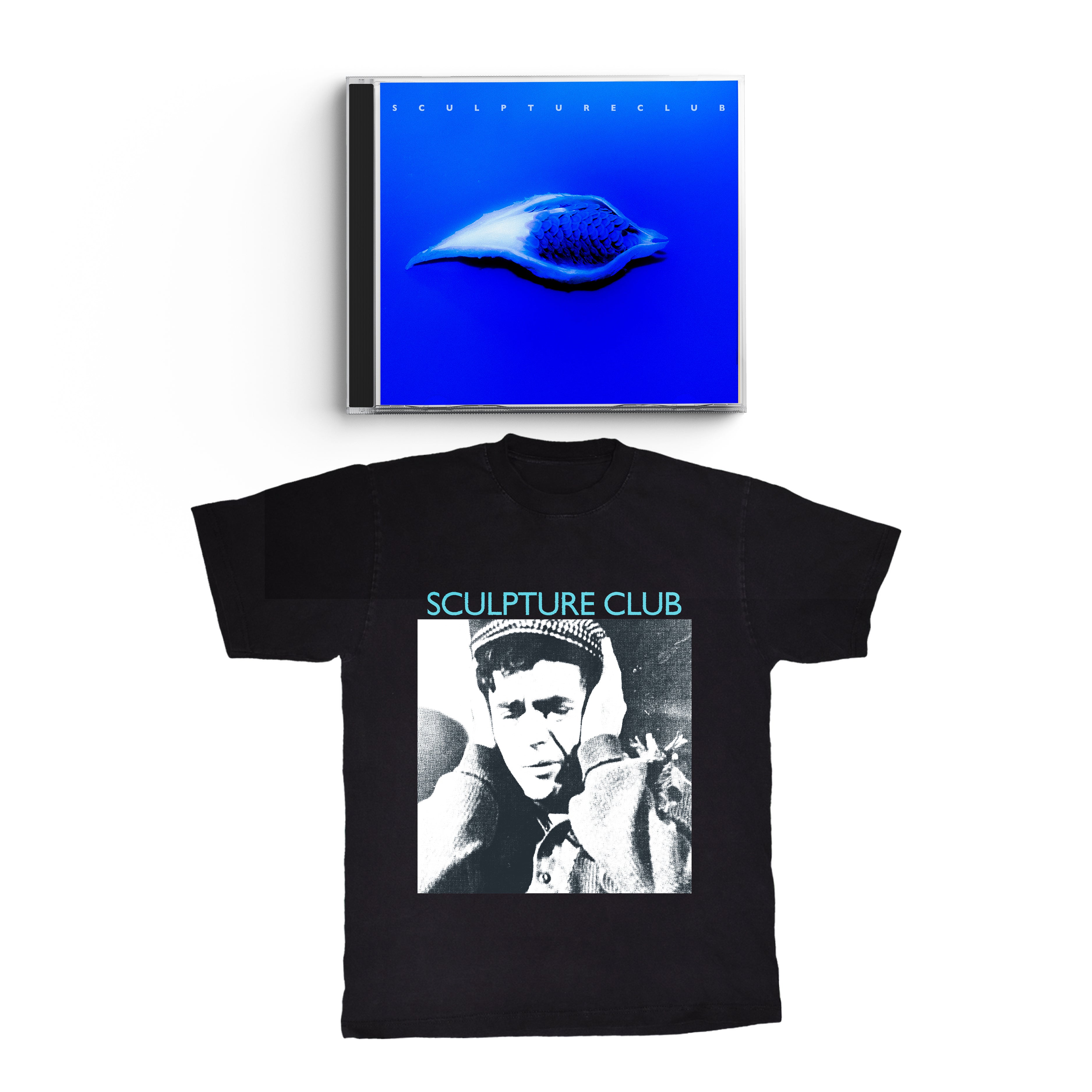 Sculpture Club - S/T Extended Deluxe CD / T Shirt Bundle