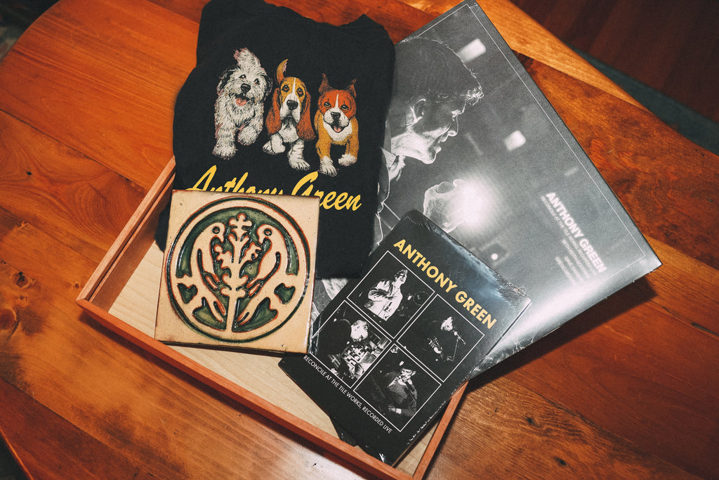 **PRE ORDER** Anthony Green Deluxe Tile Works Bundle *New Shirt / Vinyl*