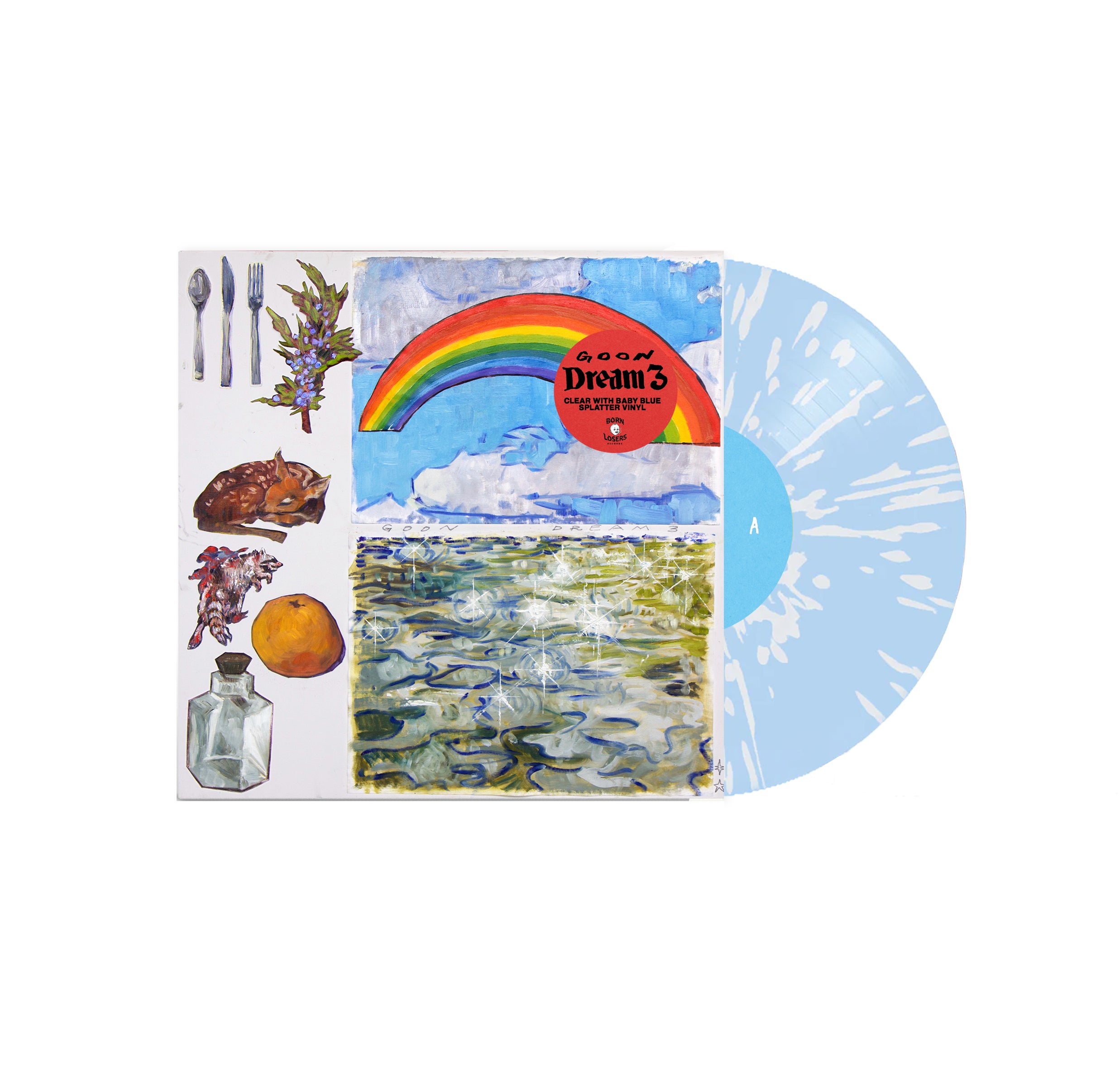GOON - Dream 3 Baby Blue w/ White Splatter Vinyl