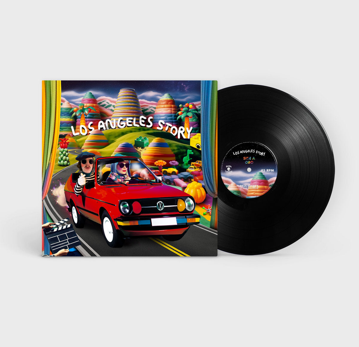 Paul Cherry (feat. Kate Bollinger) - Los Angeles Story Black Vinyl 12" Single