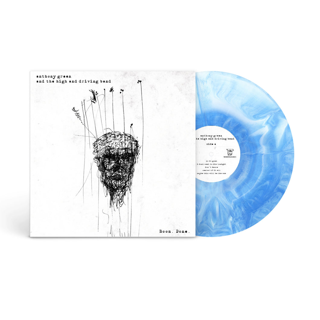 **PRE ORDER** Anthony Green - Boom. Done. White / Blue Swirl