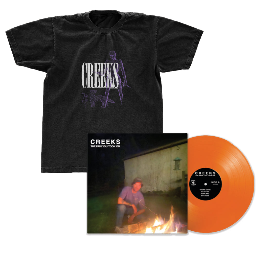 Creeks - The Pain You Took On T Shirt / Vinyl Bundle