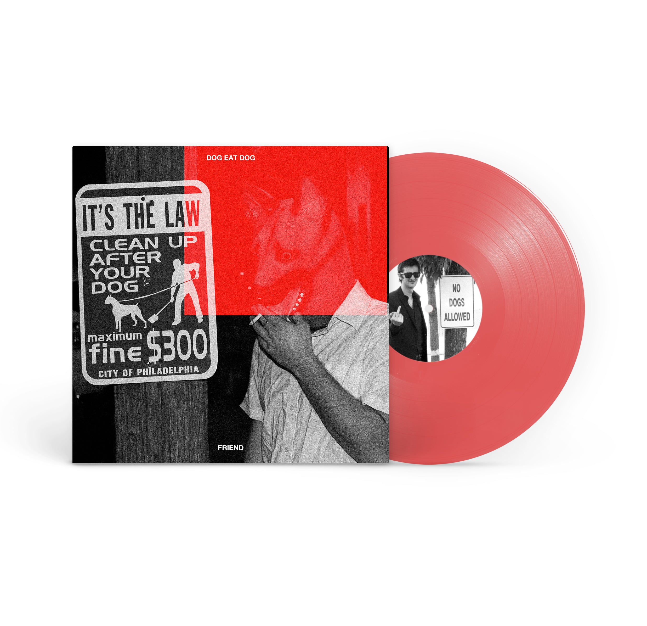 Friend - DOG EAT DOG Clear Red Vinyl