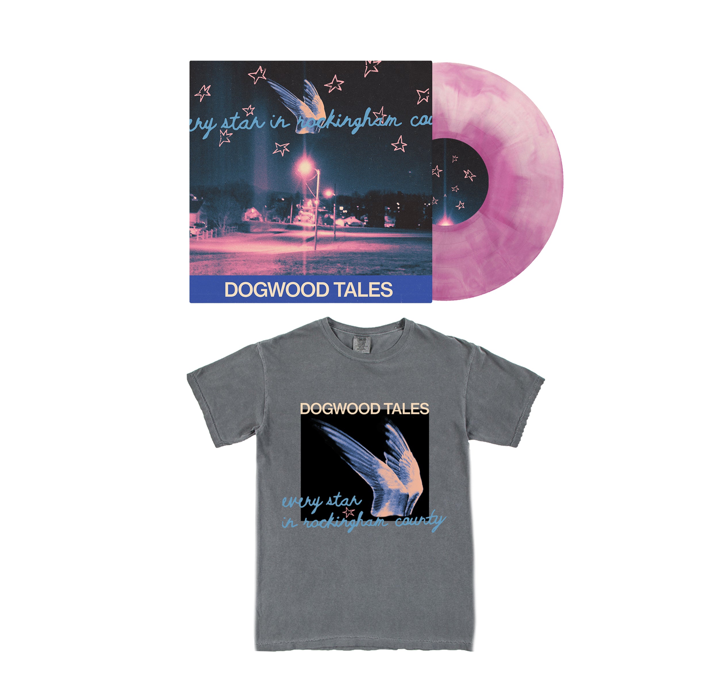 *PRE ORDER* Dogwood Tales - Every Star In Rockingham County Vinyl / T Shirt Bundle