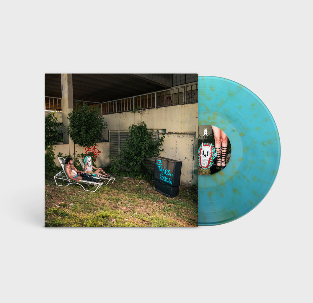 **PRE ORDER** Wax Jaw - It Takes Guts! Clear Blue w/ Beer Splatter