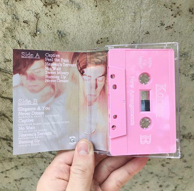 Korine - 'New Arrangements' Pink Cassette (Expanded Edition)