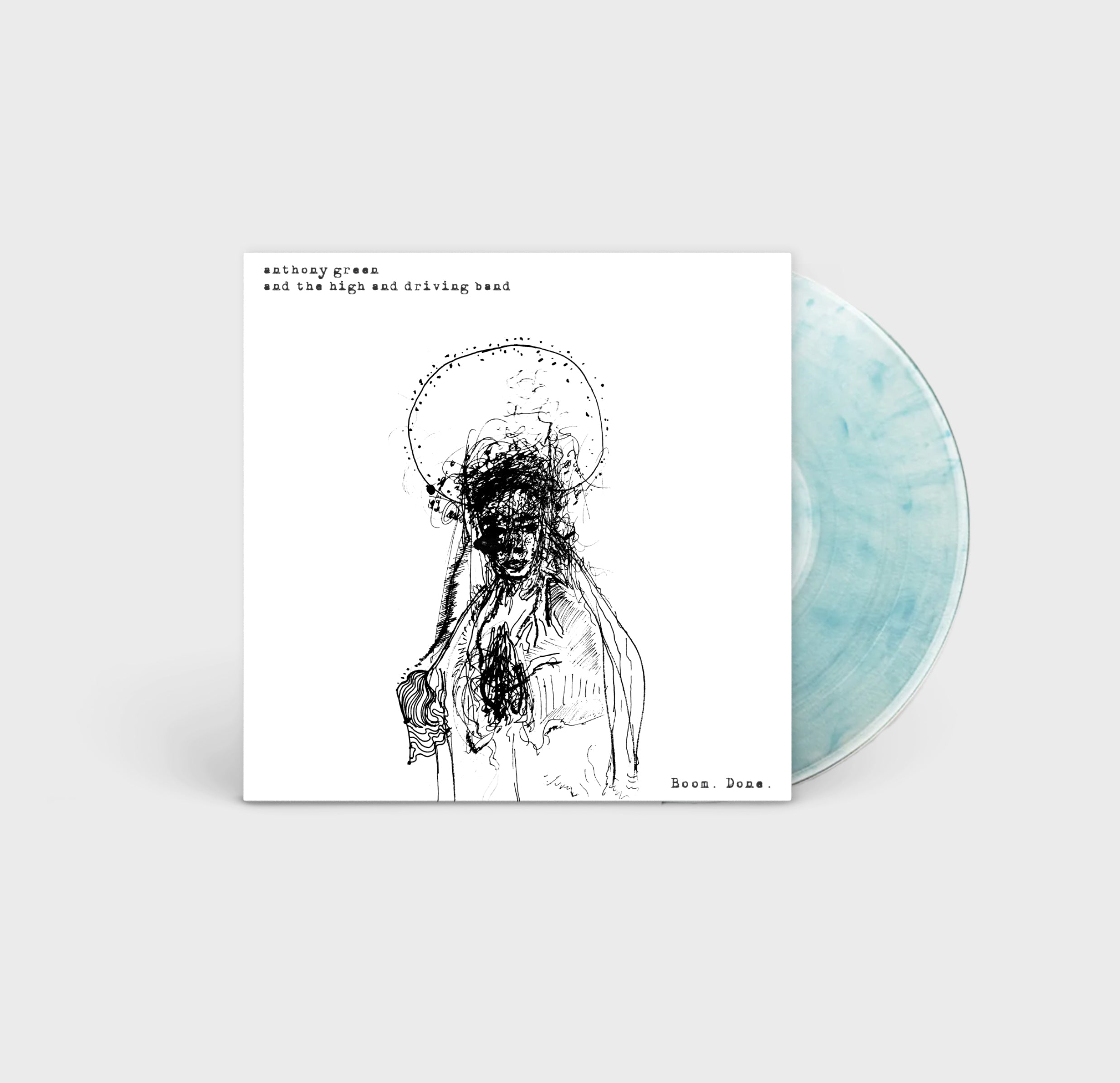 Anthony Green - Boom. Done. Clear w Sea Glass Swirl Vinyl