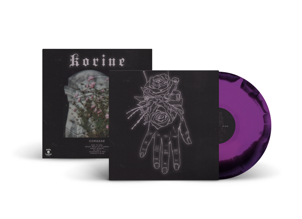 Korine - 'Corsage' Purple and Black Vinyl