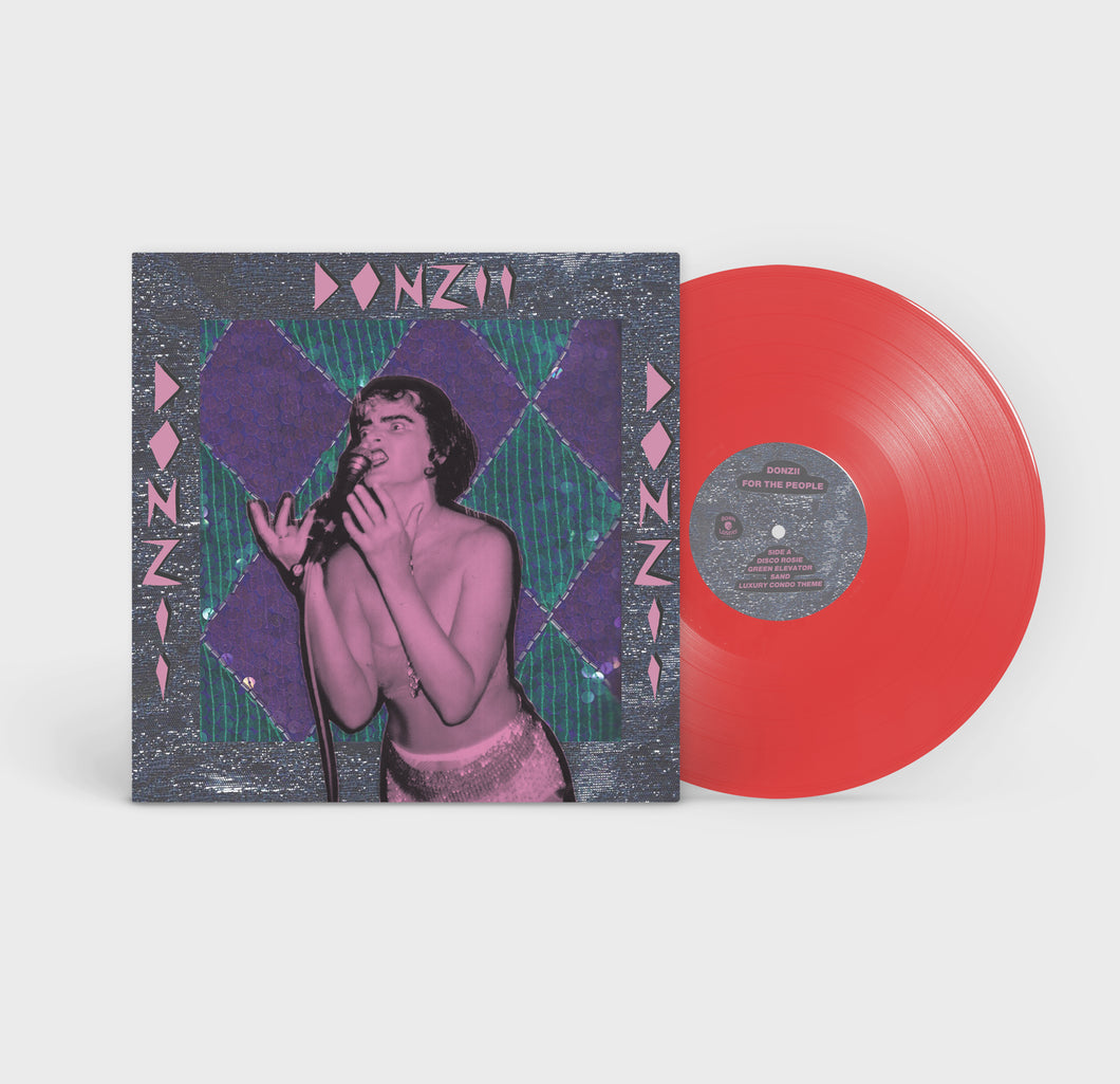 DONZII - For The People Clear Red Vinyl