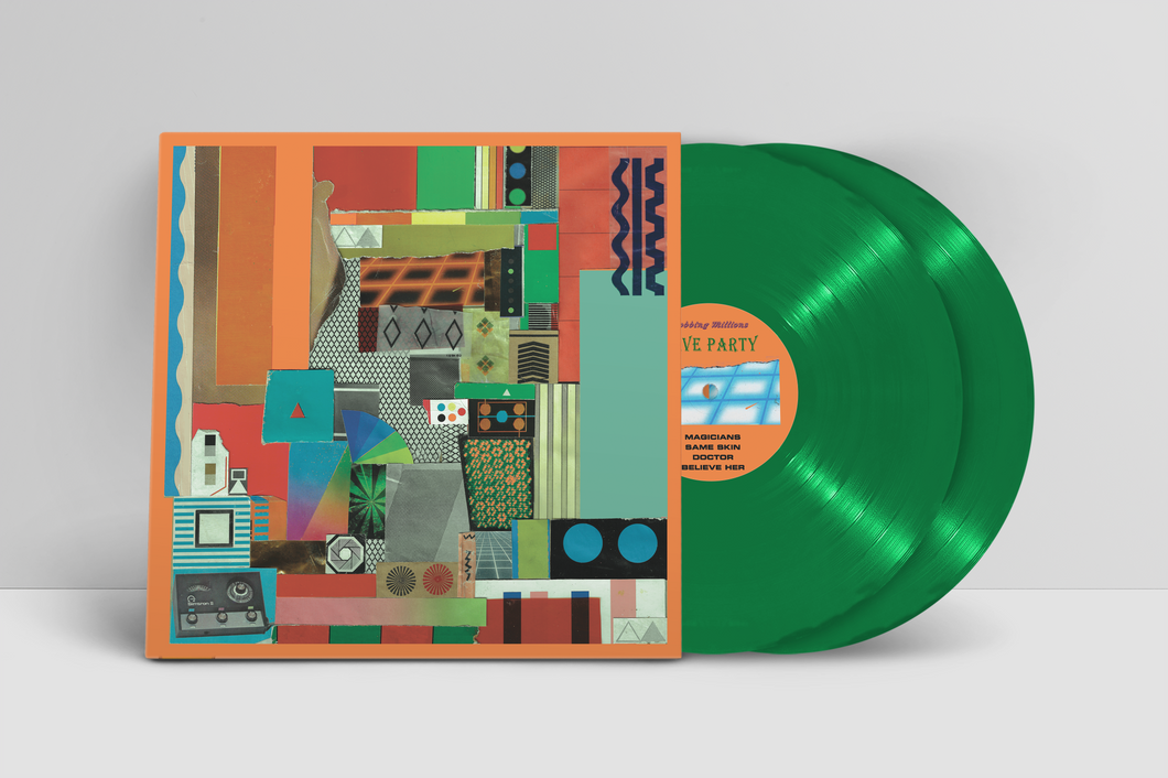 Robbing Millions - Reve Party Clear Green Double LP