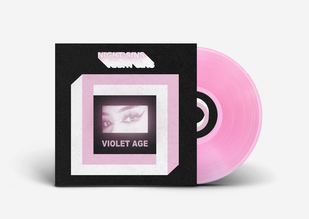 Night Sins - 'Violet Age' Clear Pink Vinyl
