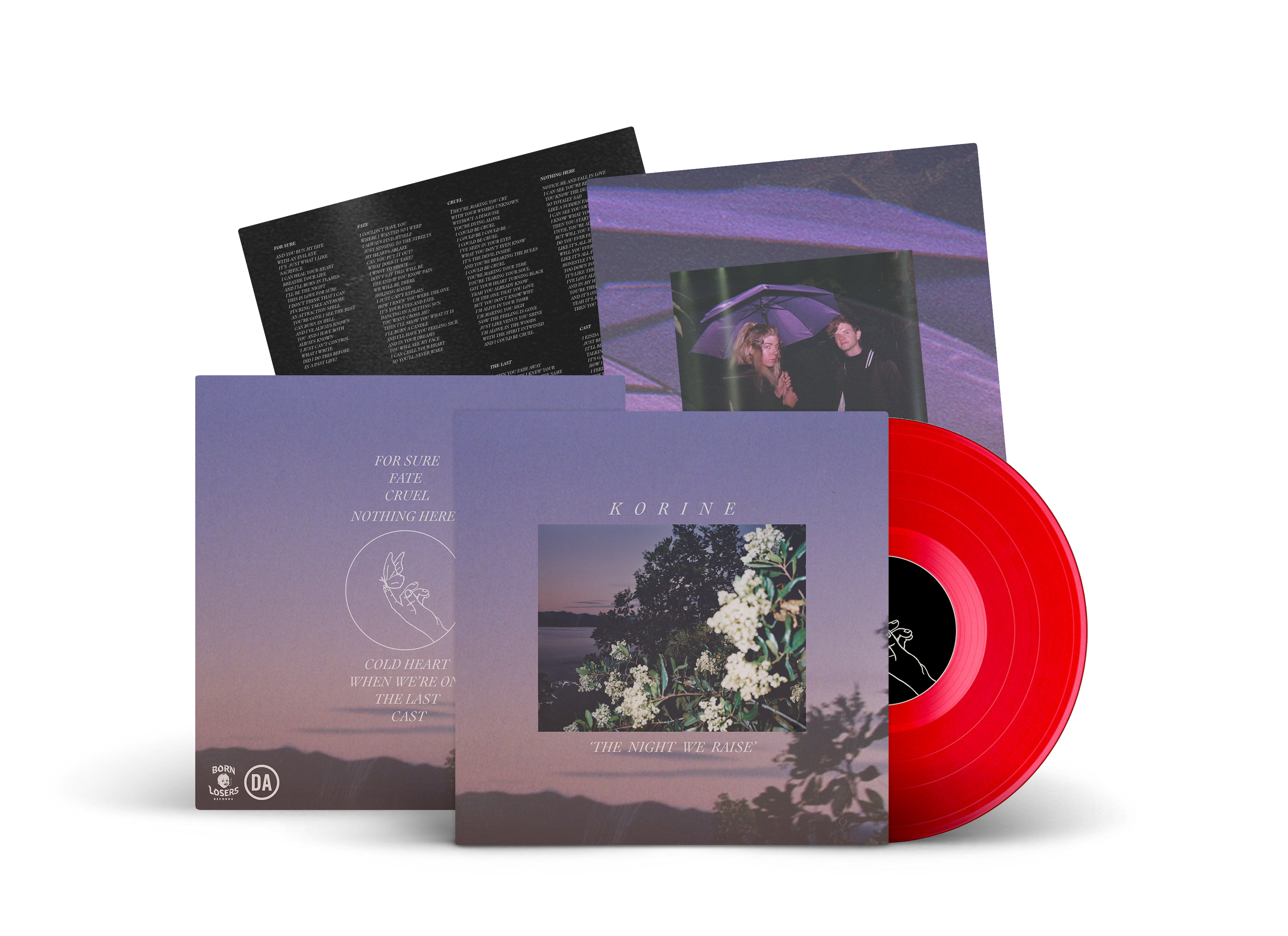 Korine - 'The Night We Raise' Blood Red Vinyl