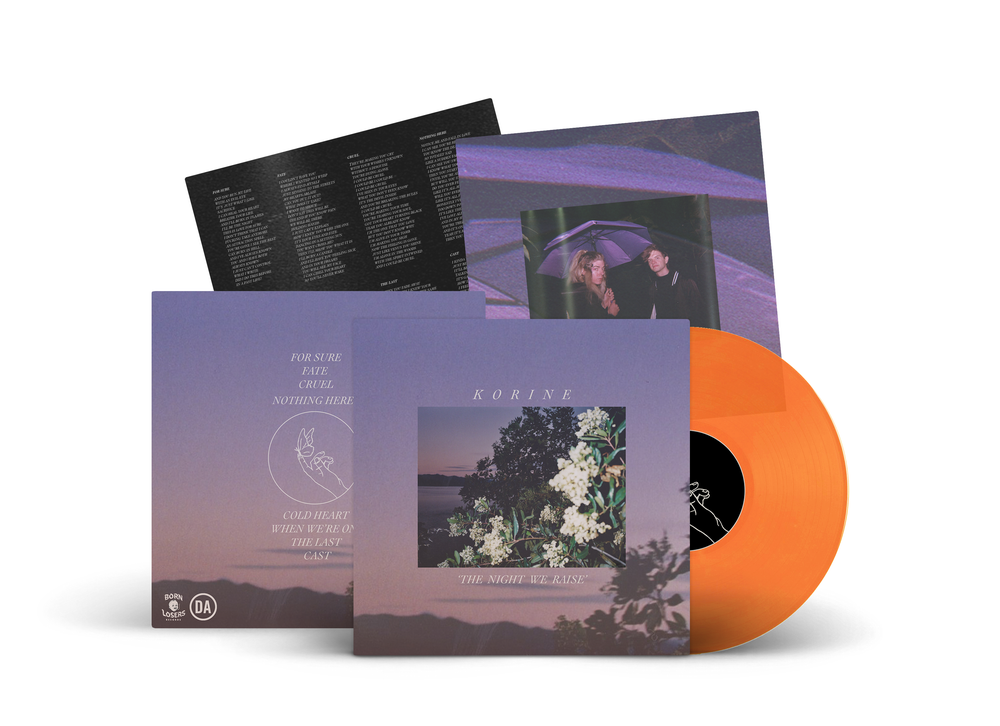 Korine - 'The Night We Raise' Transparent Orange Vinyl