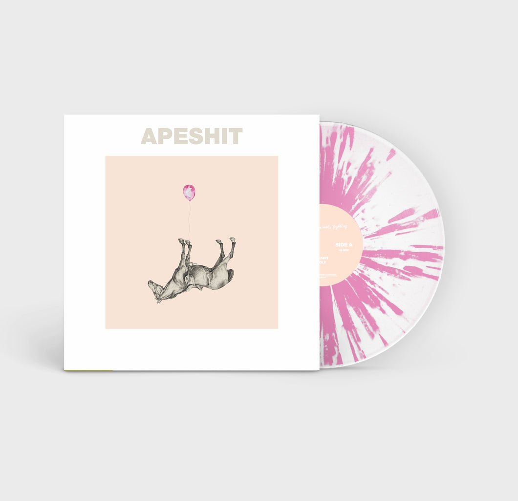 The Sound of Animals Fighting 'APESHIT' - Natural with Pink Splatter Vinyl