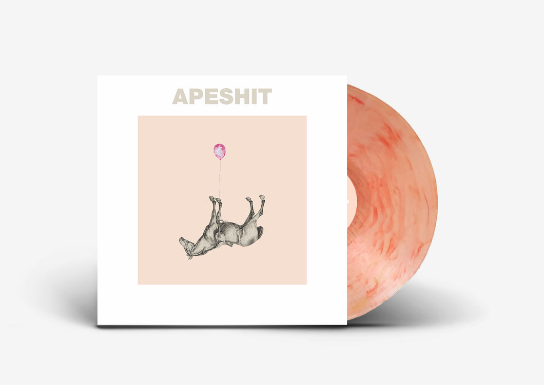 The Sound of Animals Fighting 'APESHIT' - Clear Pink with Orange Swirl Vinyl