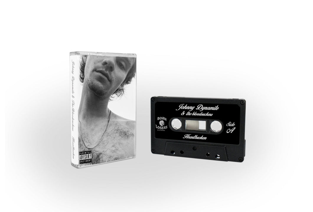 Johnny Dynamite and The Bloodsuckers - 'Heartbroken' Black Cassette